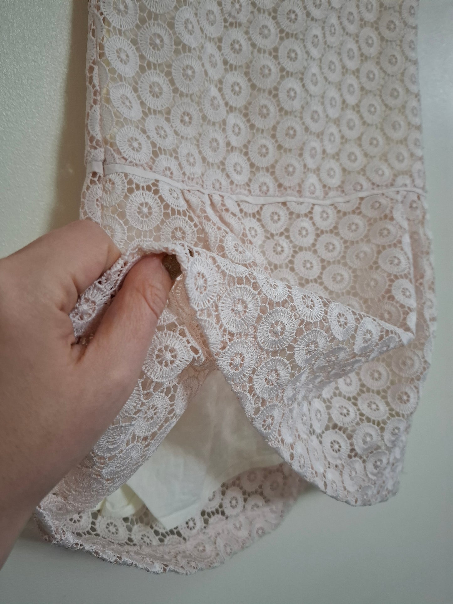5-6 years: Zara Pale Pink Double Layer Lace Dress