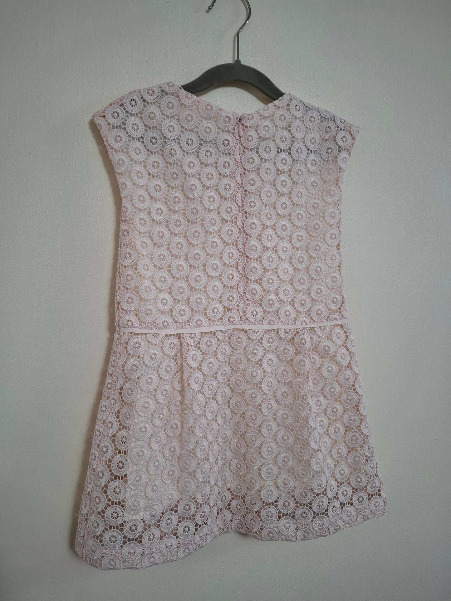 5-6 years: Zara Pale Pink Double Layer Lace Dress
