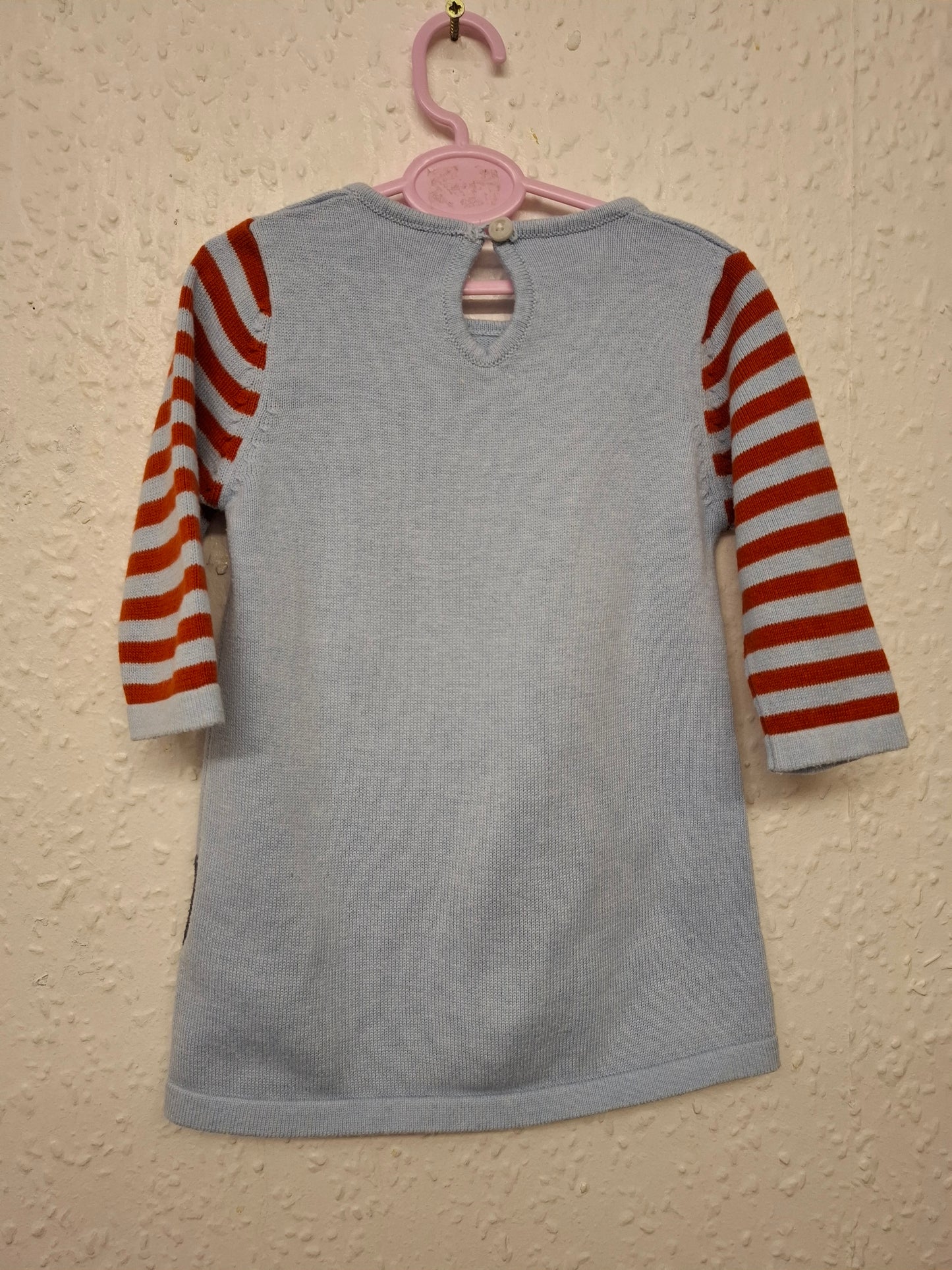 0-3 months: M&S Fine Knitted Dress