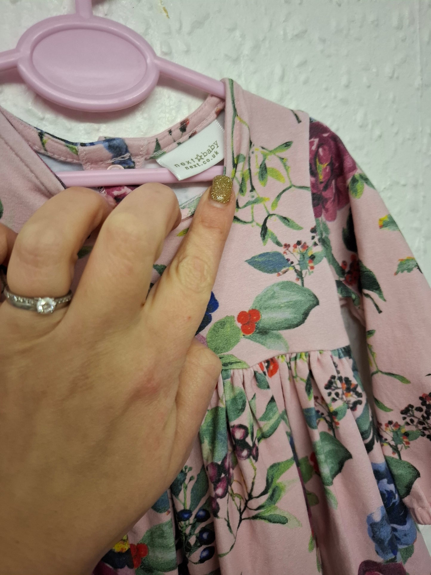 0-3 months: Next Floral Dress