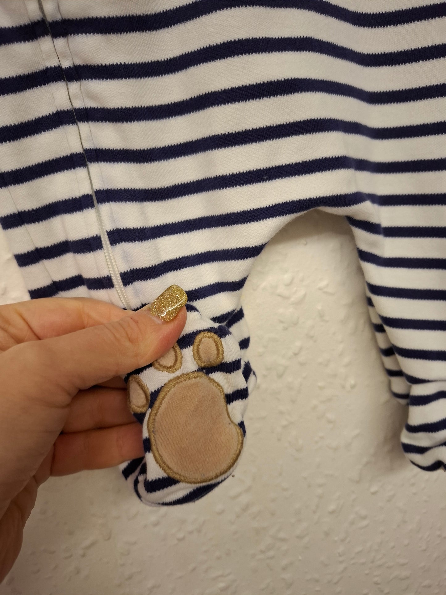 0-3 months: Jojo Bebe "Unbear-ably Cute" Sleepsuit