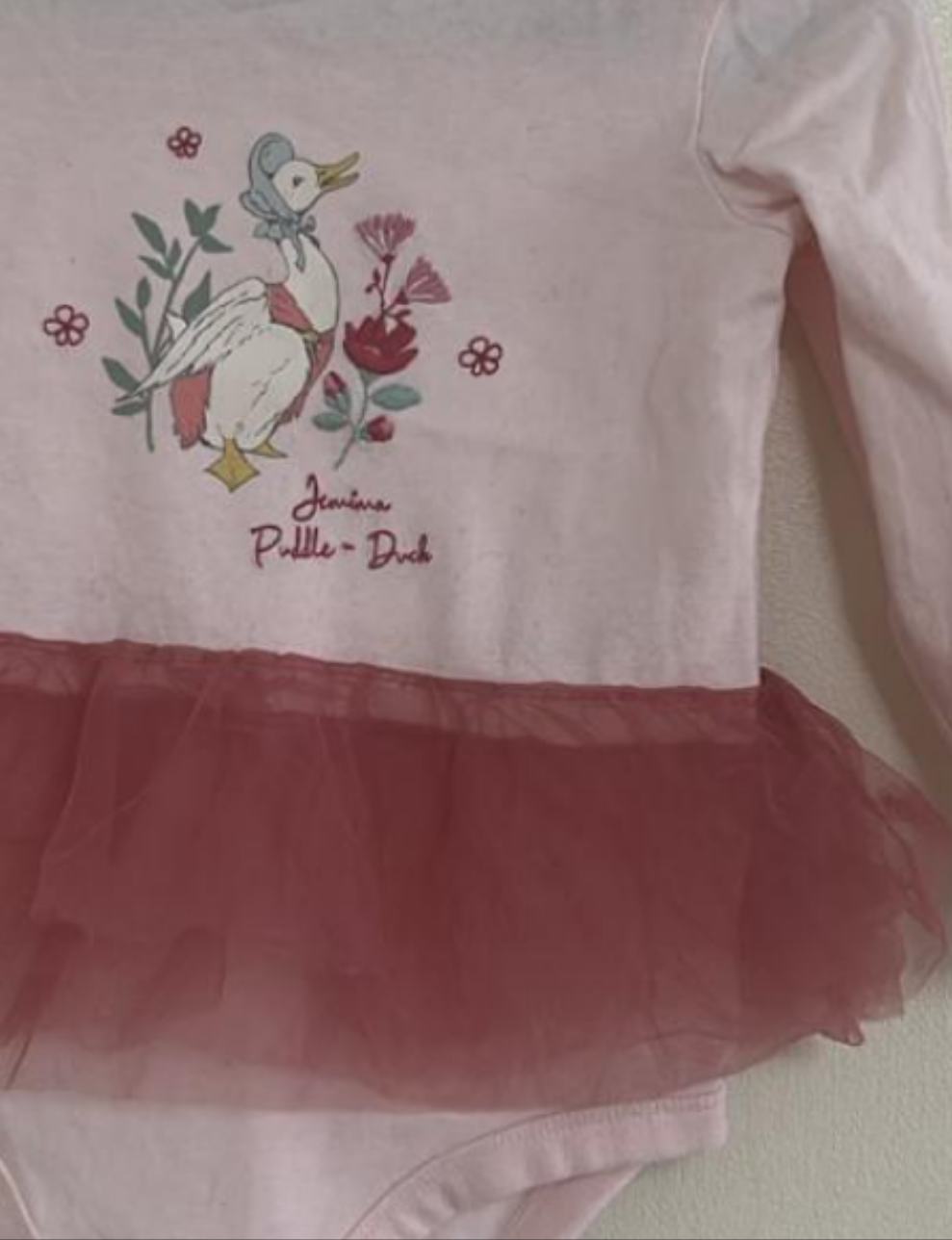 12-18m: Jemima Puddle Duck Tutu Vest