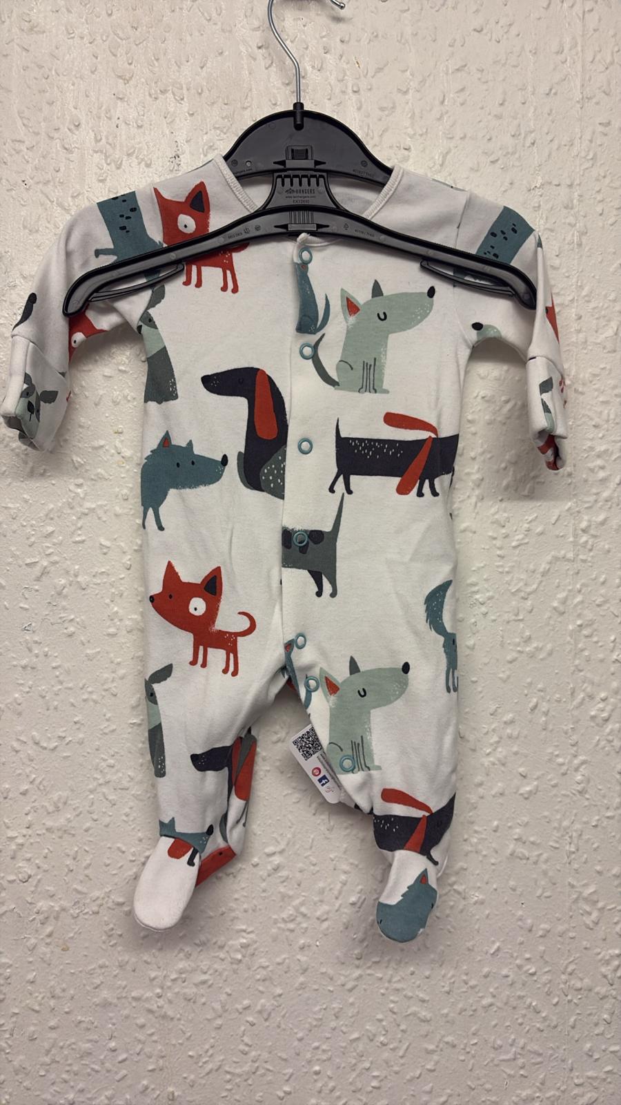 0-3 months: Set of 2 Next Sleepsuits