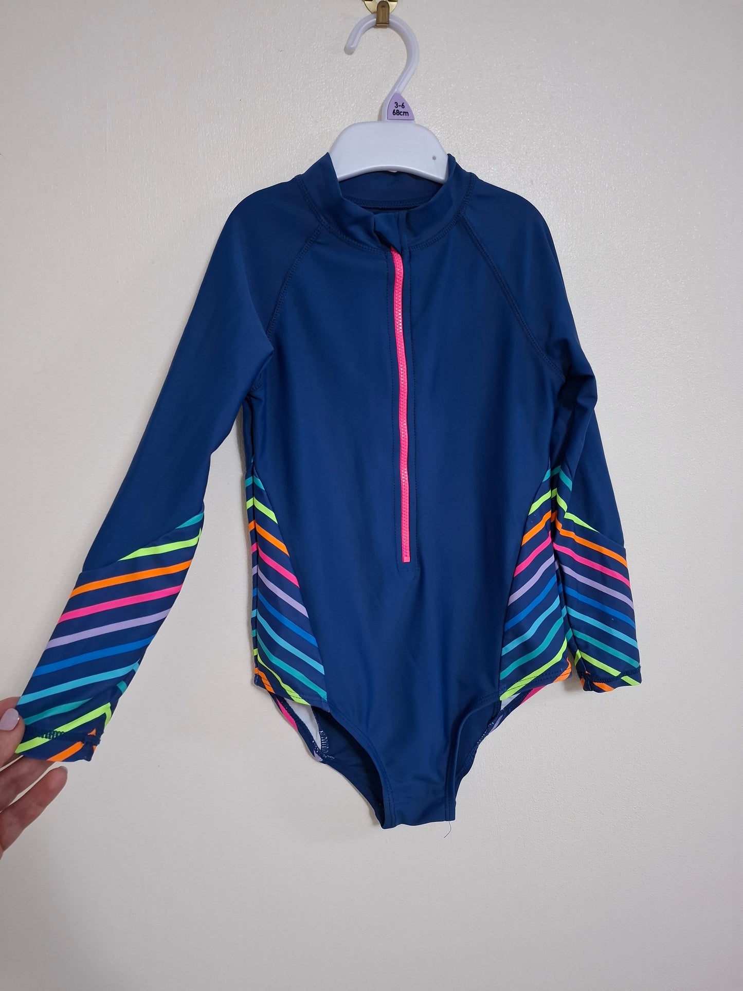 7y: Long Sleeved Swimsuit