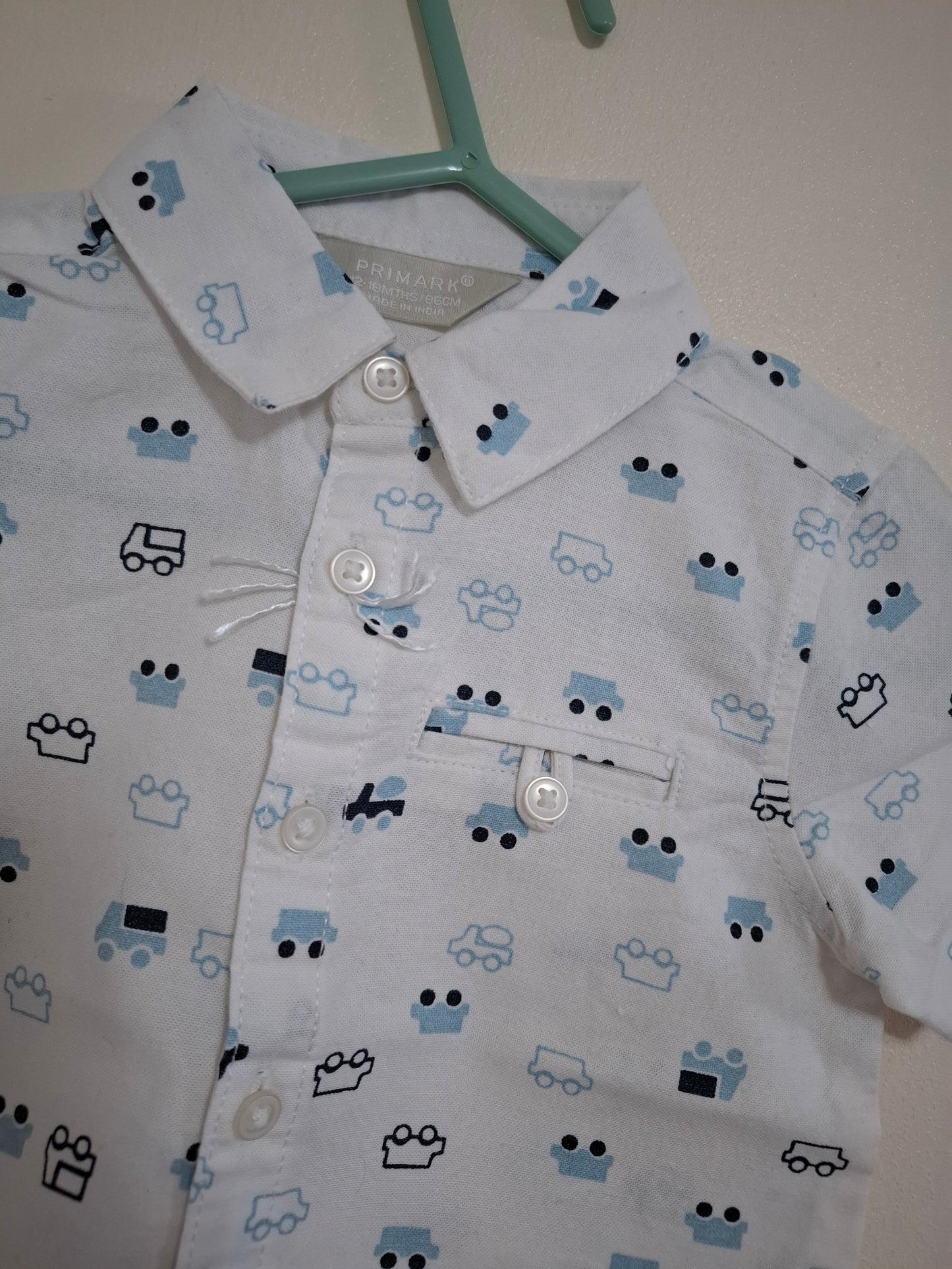 12-18m: NWOT Car Short Sleeved Shirt