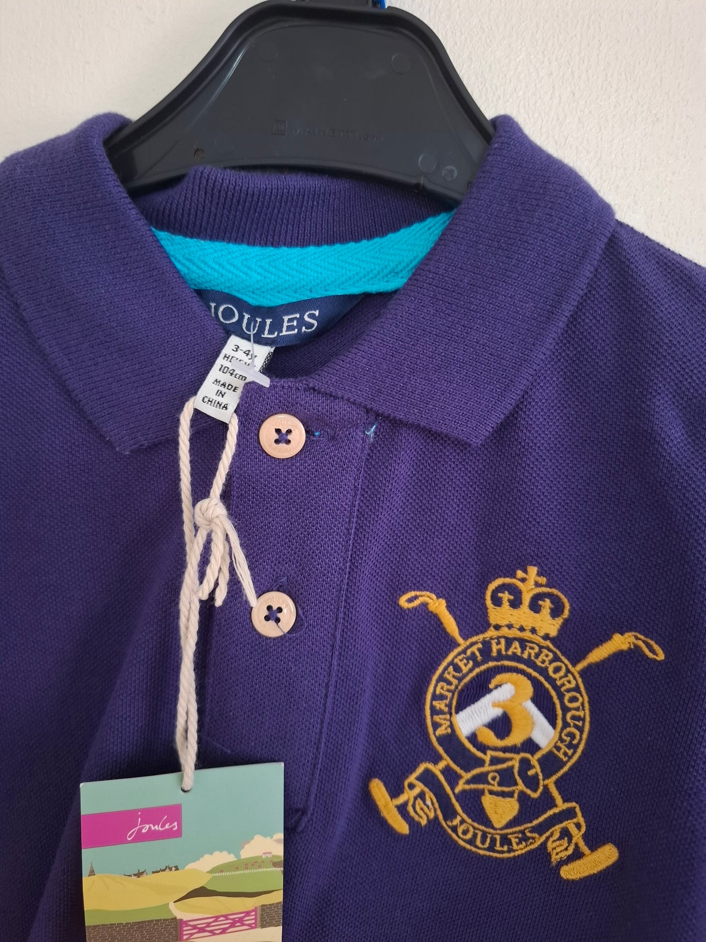 3-4y: BNWT Joules Polo Top