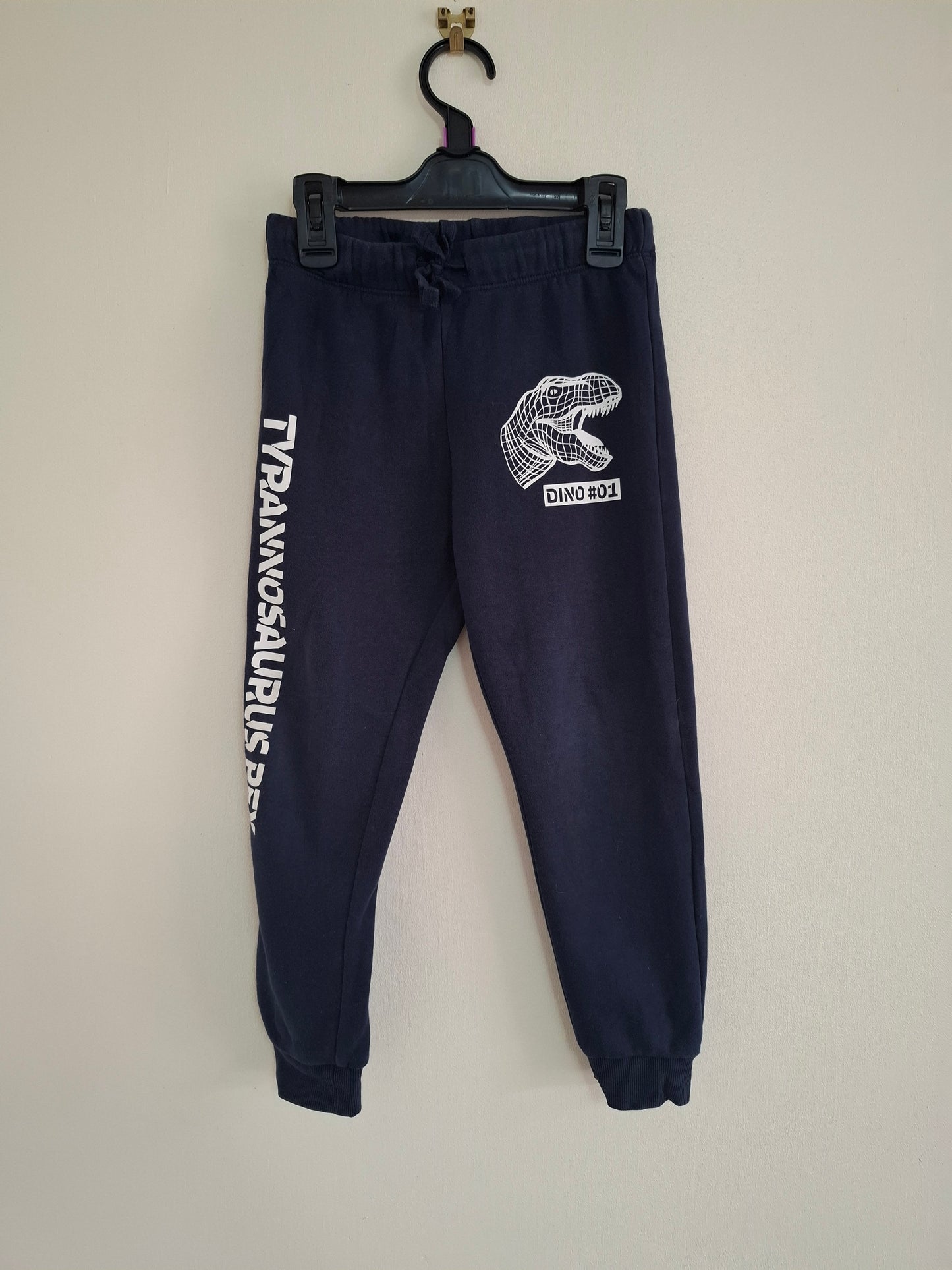 5-6y: Navy Dino Joggers