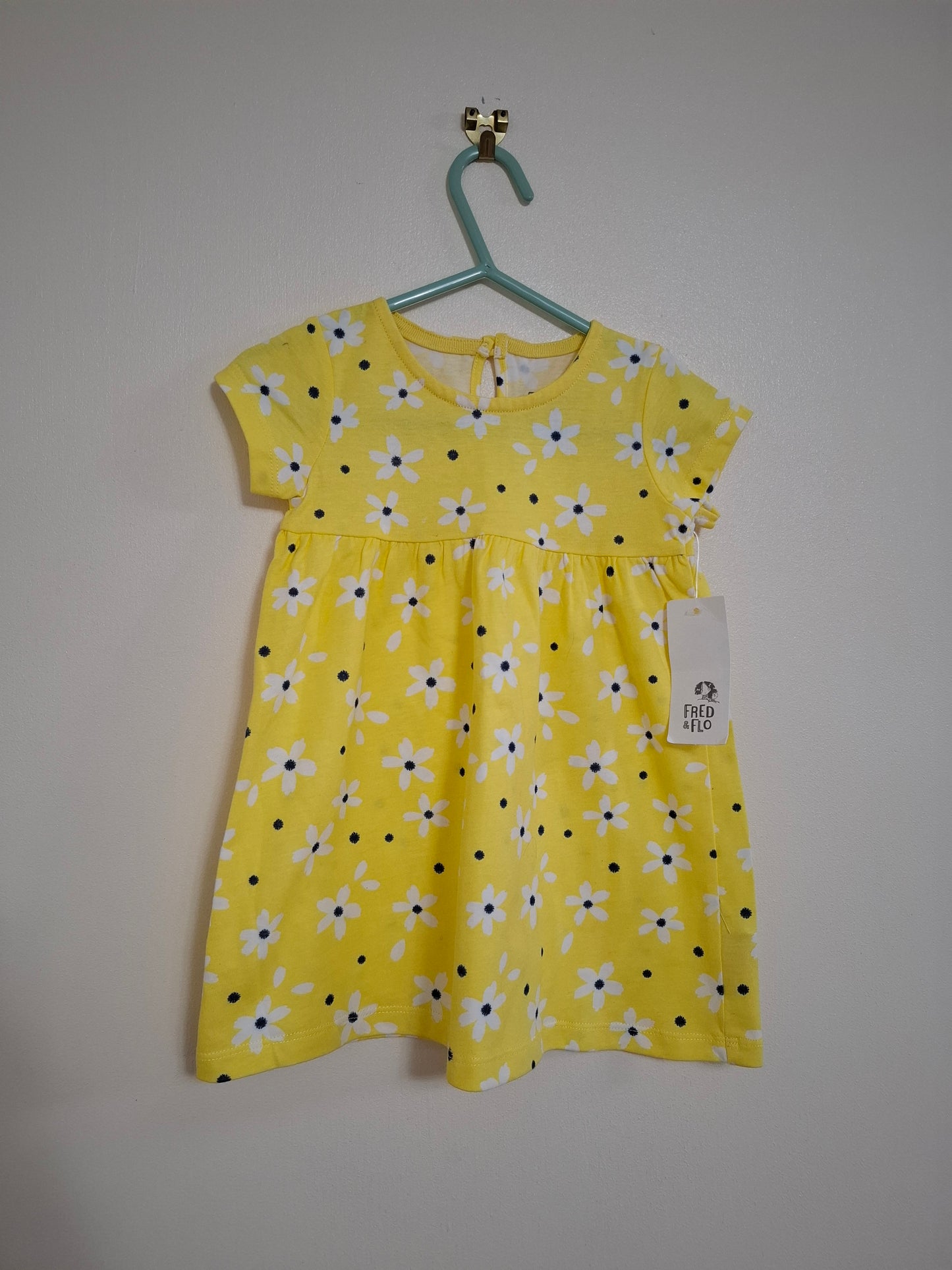 12-18m: BNWT Yellow Cotton Summer Dress