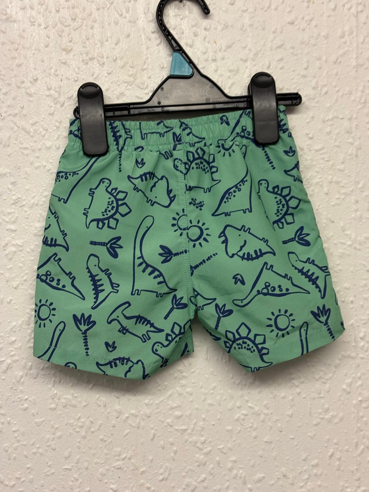 6-9m: Dino Swim Shorts