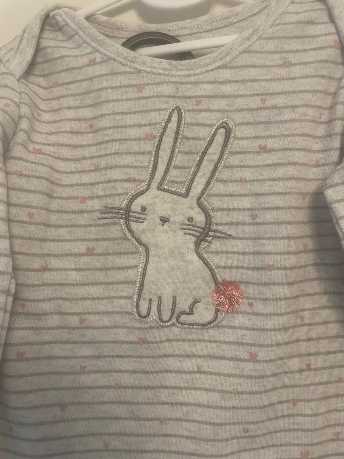 3-6m: Bunny Legging Set