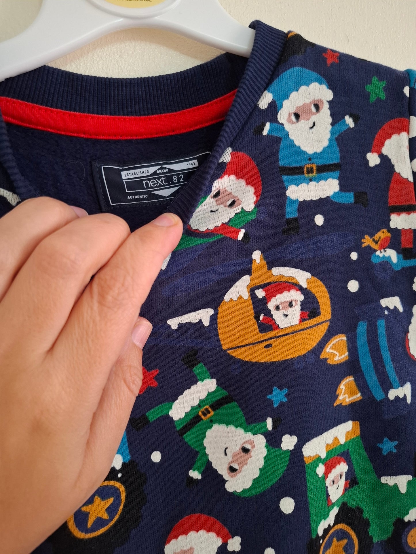 6-9m Next Santa Jogger Set