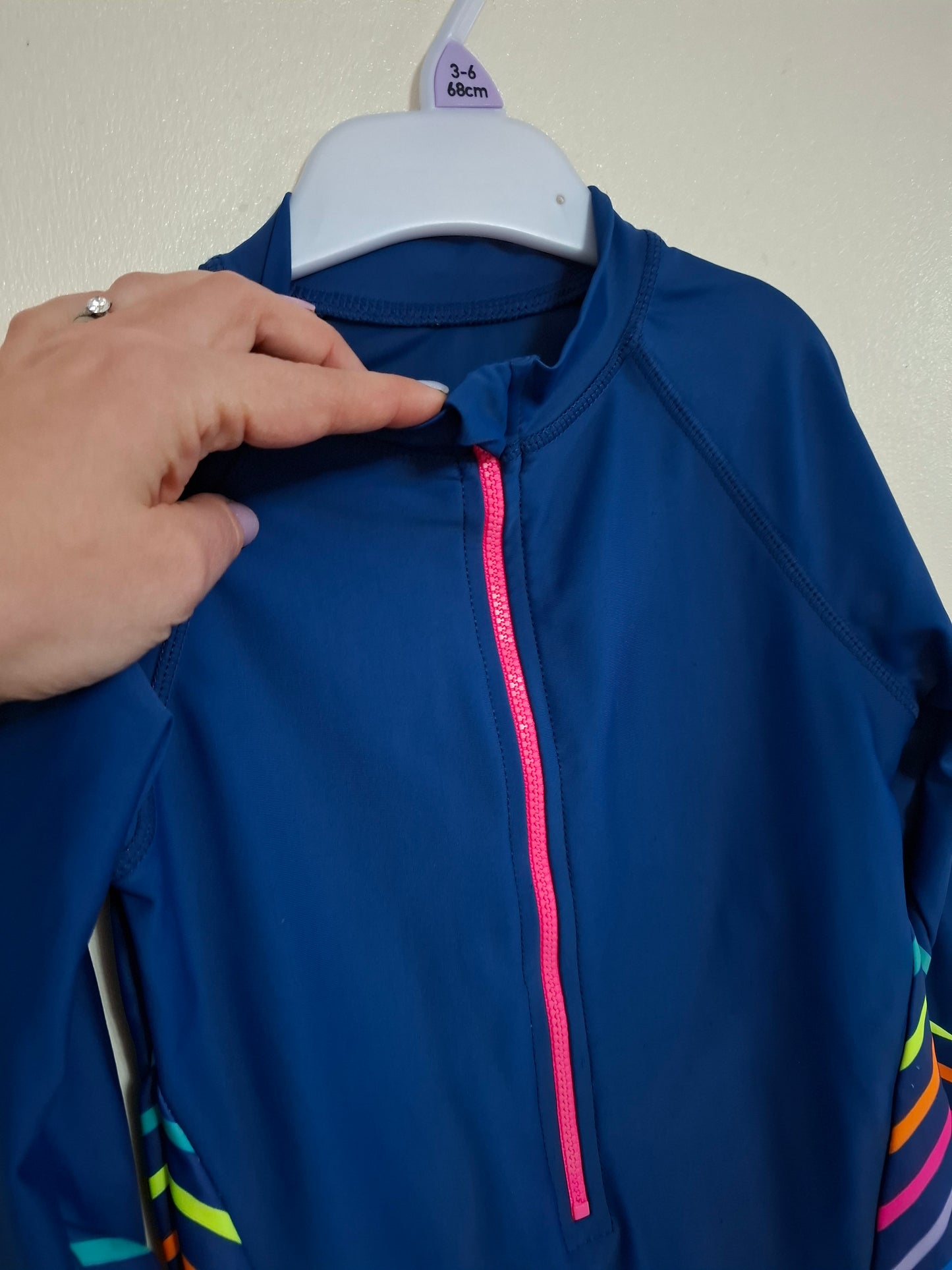 7y: Long Sleeved Swimsuit