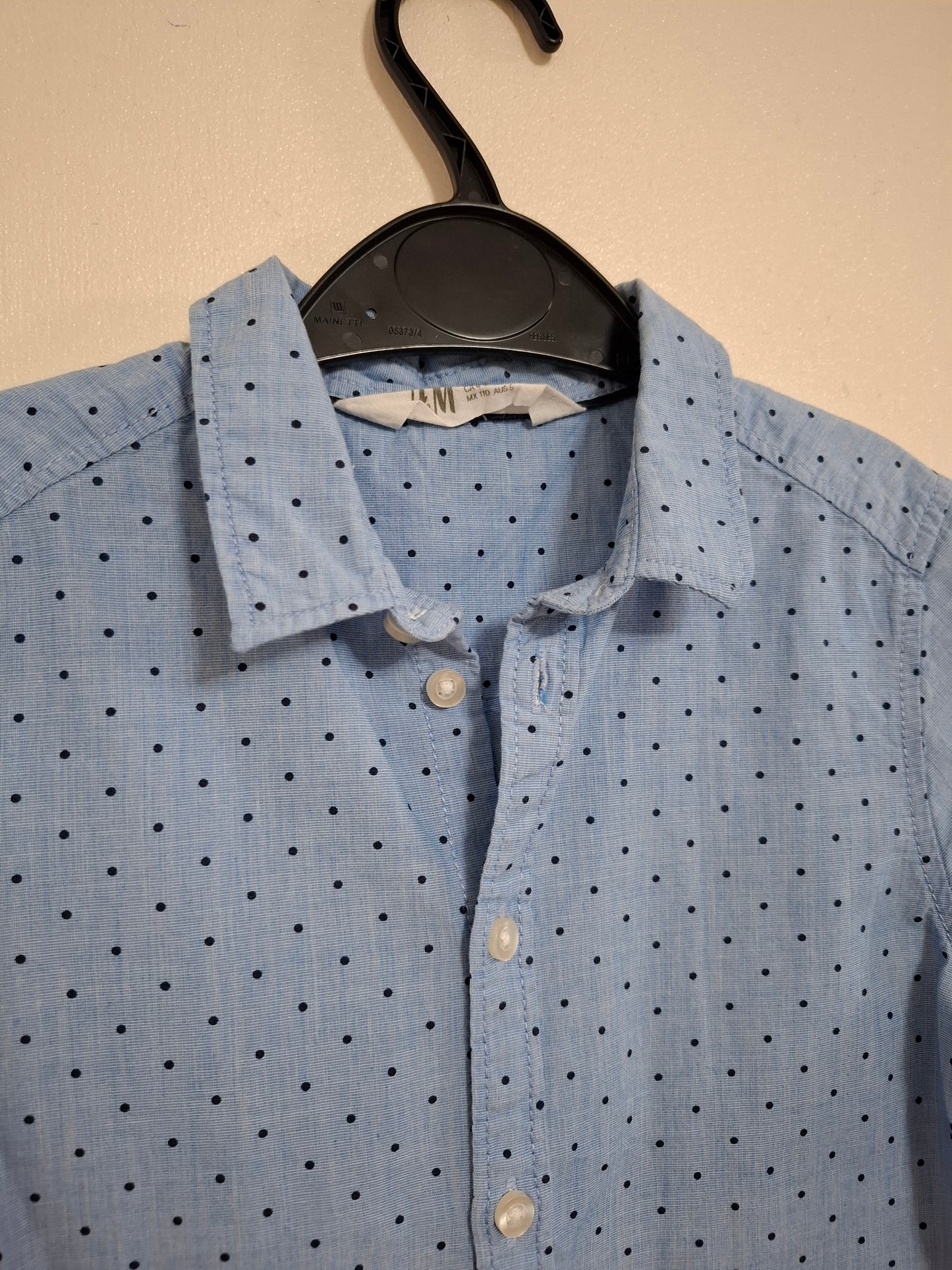 4-5y: Cotton Short Sleeved Shirt