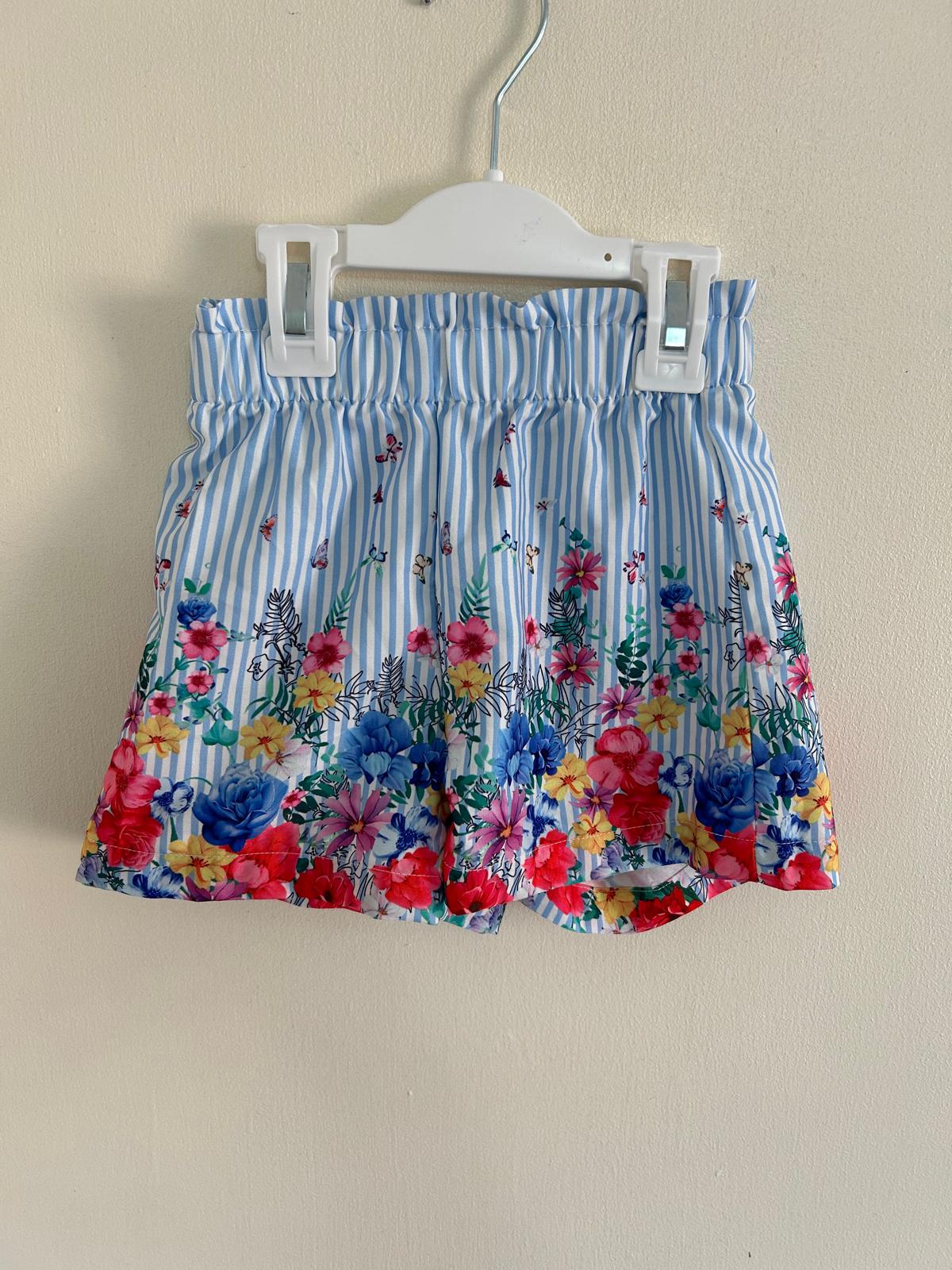 4y: Skirt and Crop Top Set