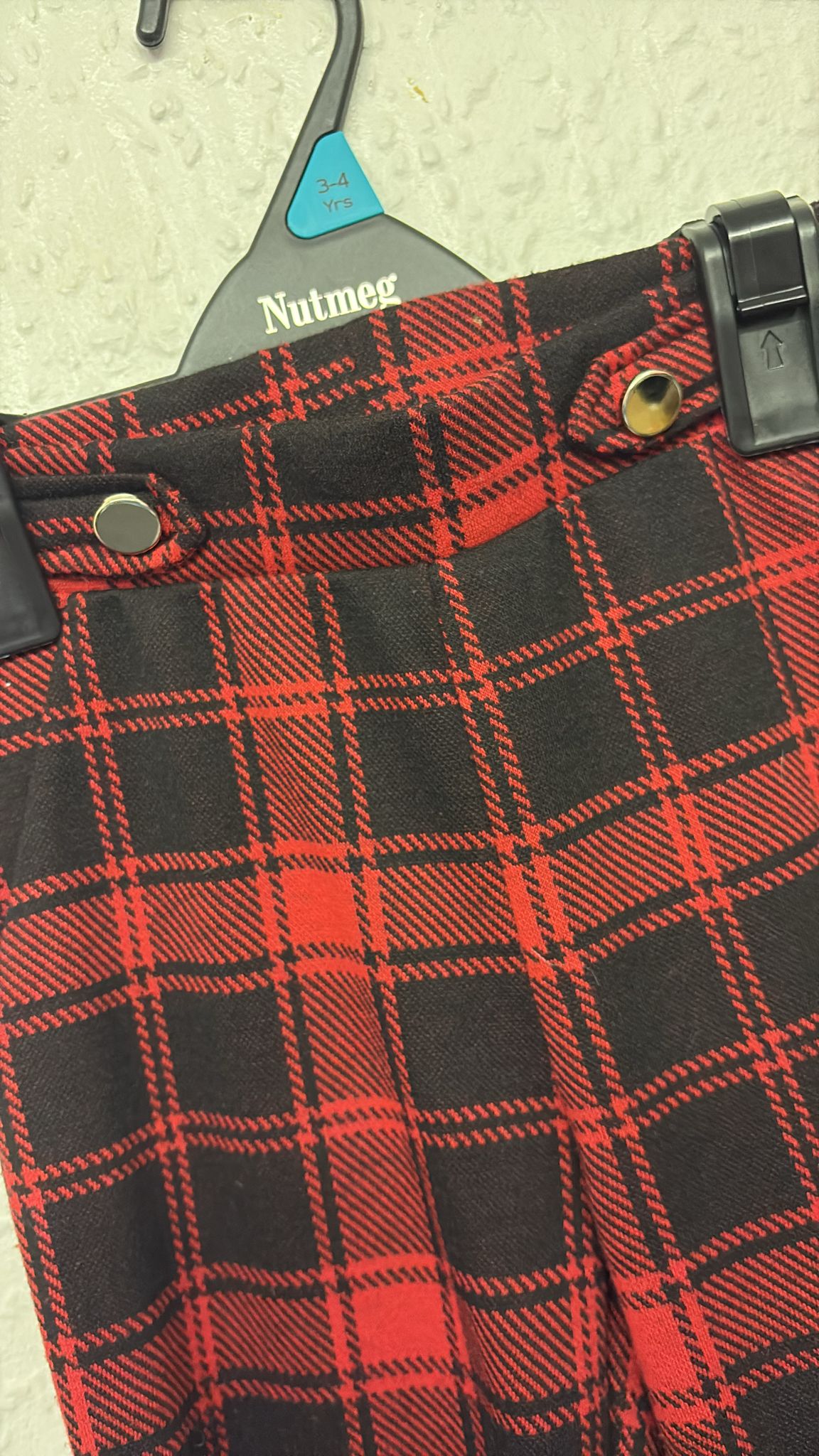 6-7y: Tartan Trousers