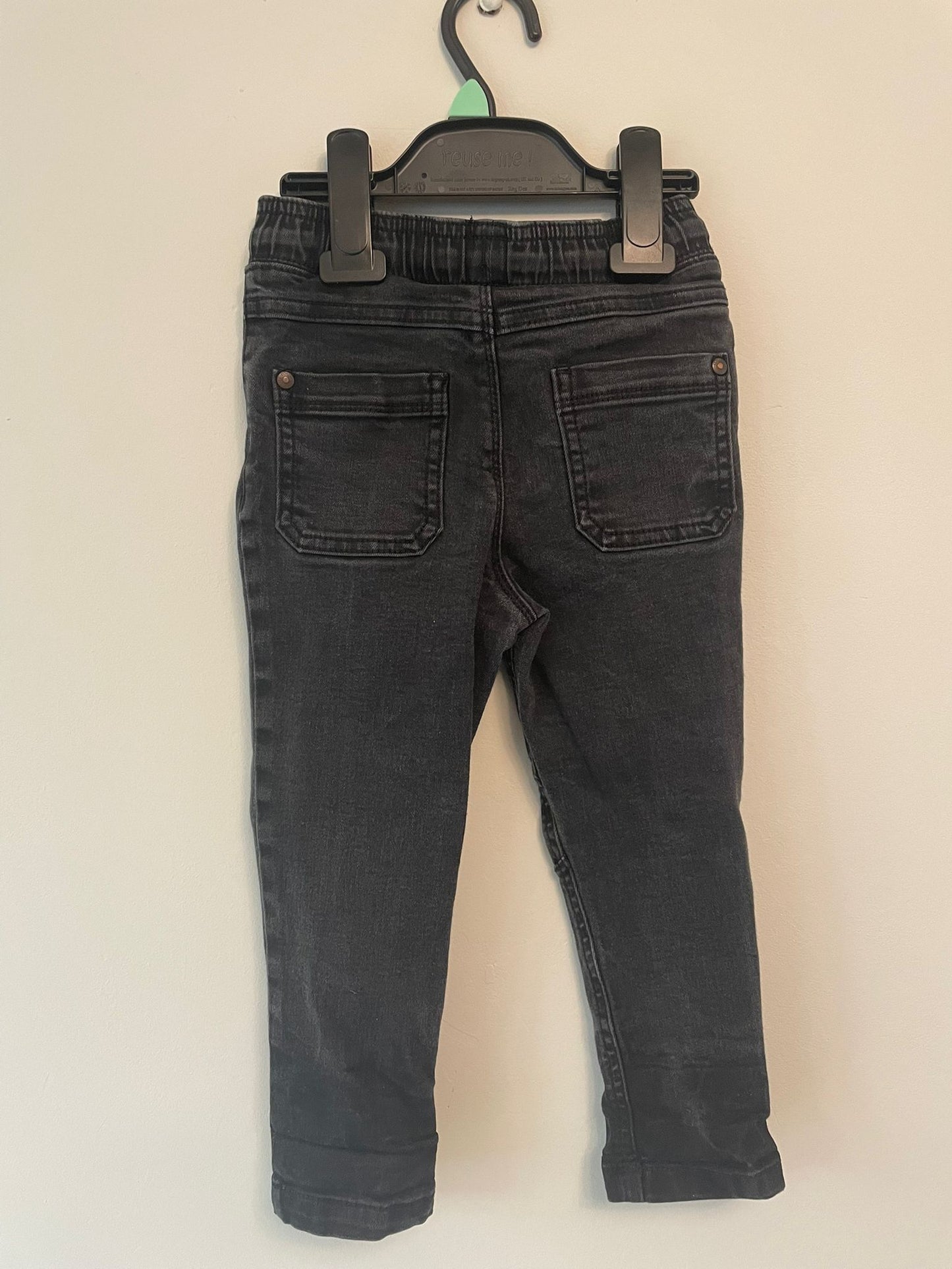 2-3y: Soft Denim Black Jeans