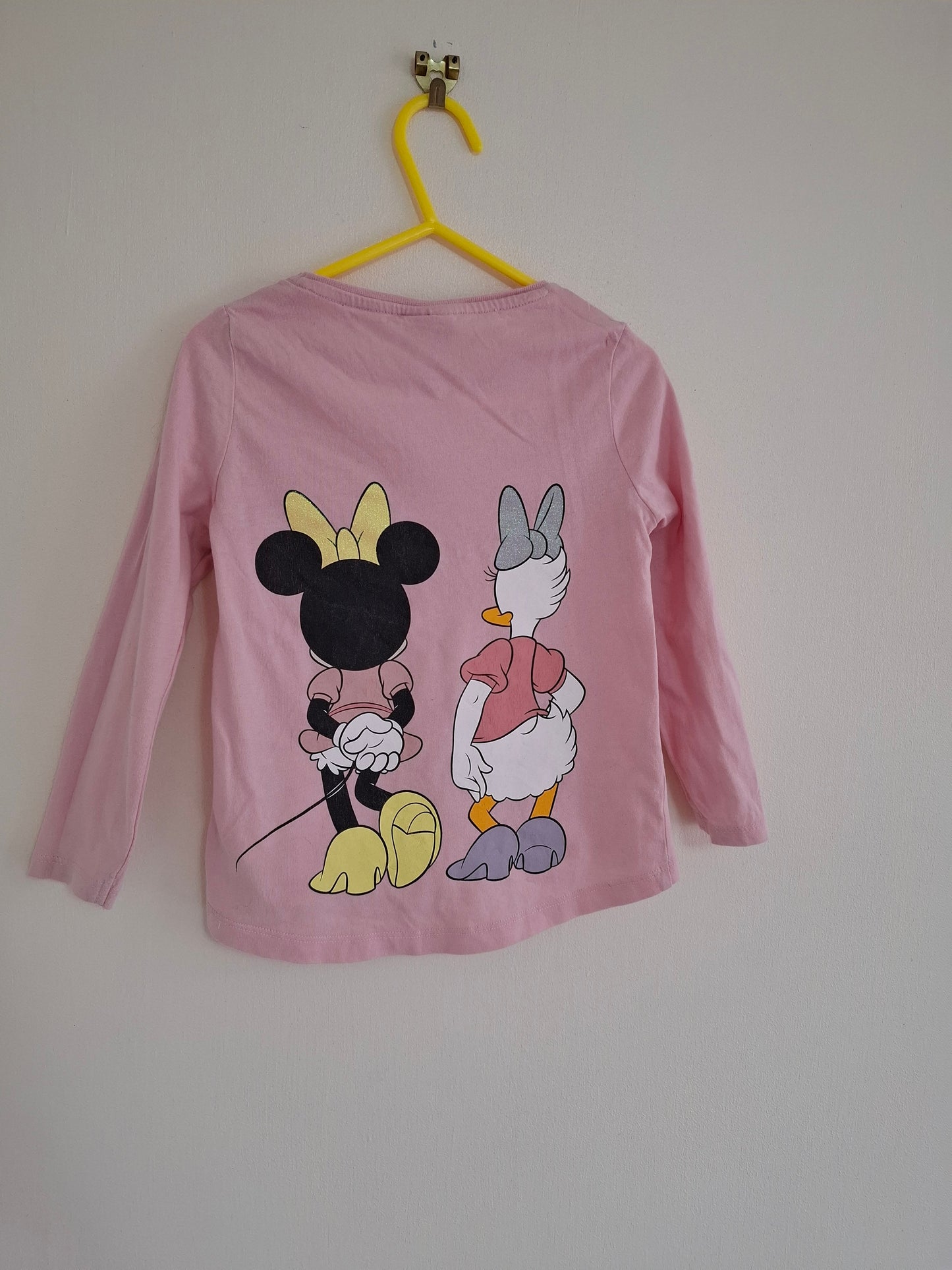 2-3y: Minnie & Daffy Long Sleeved Top