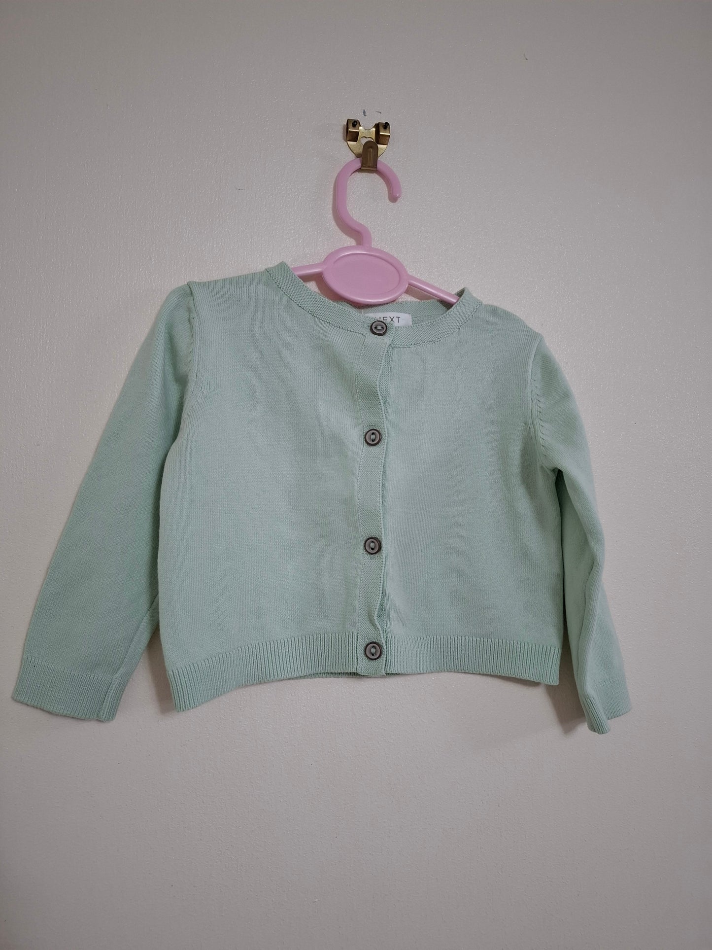 3-6m: Next Pastel Green Cardigan