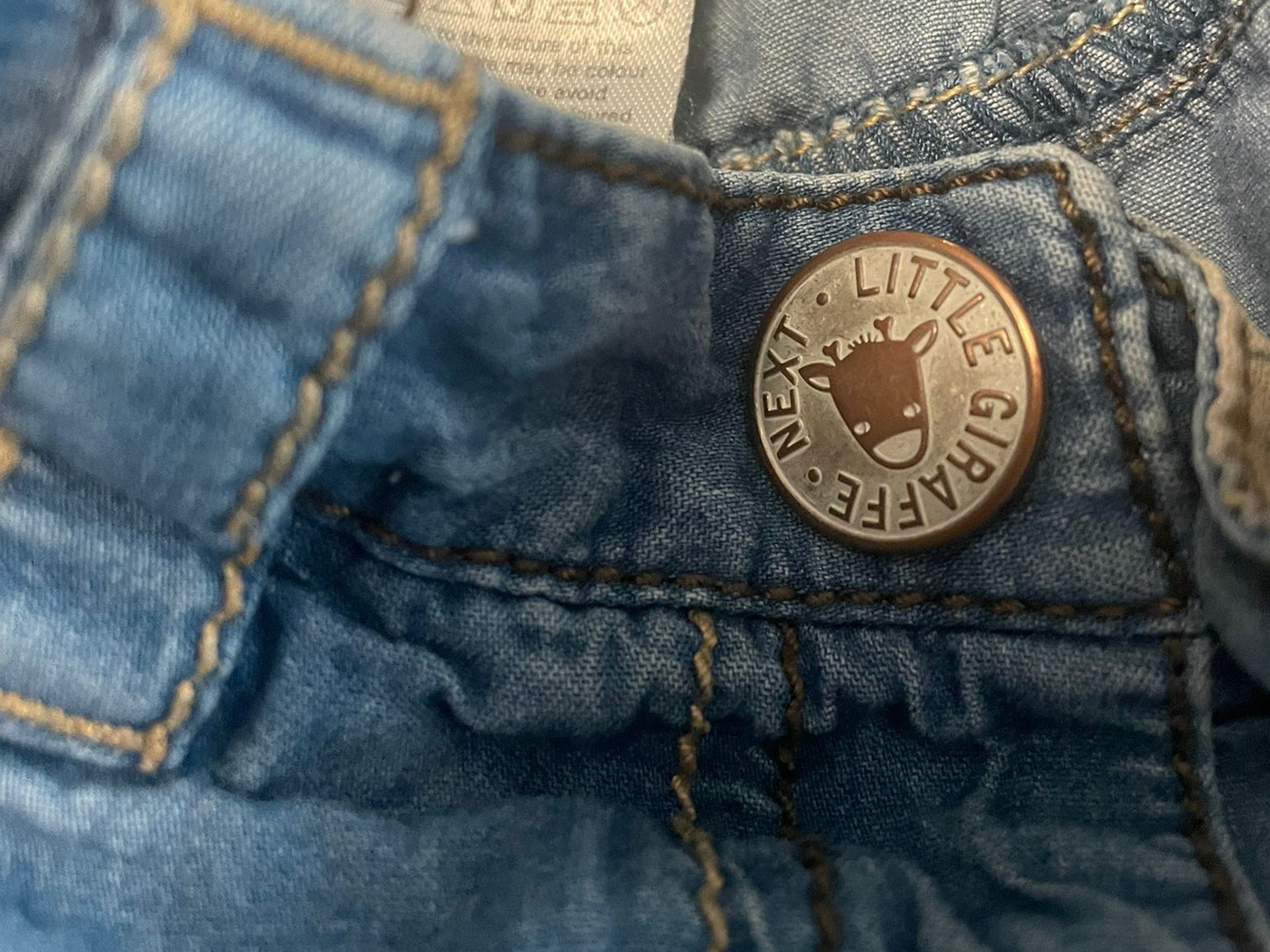 2-3y: Embroidered Soft Denim Jeans