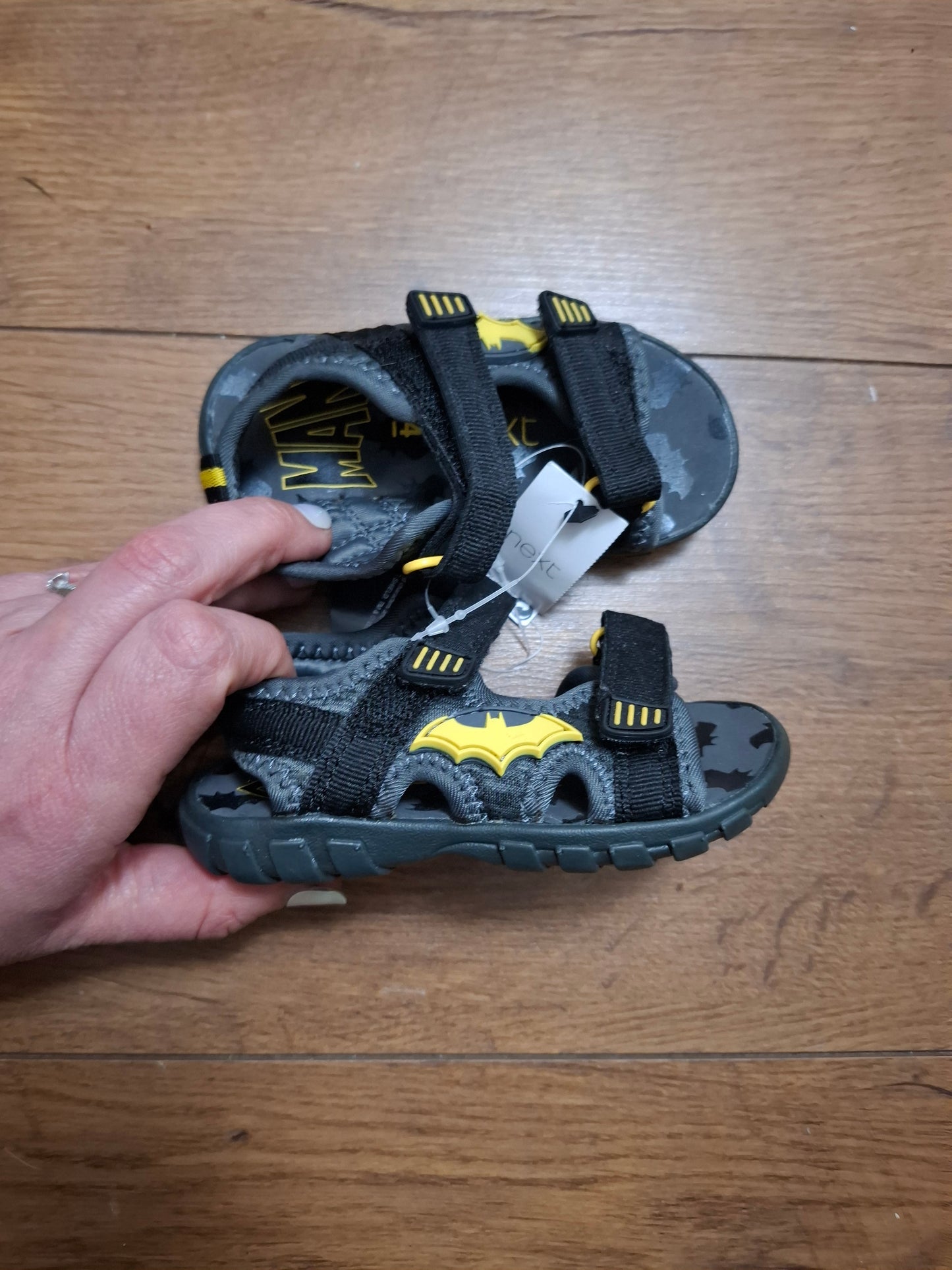 Size 4: BNWT Next Batman Sandals