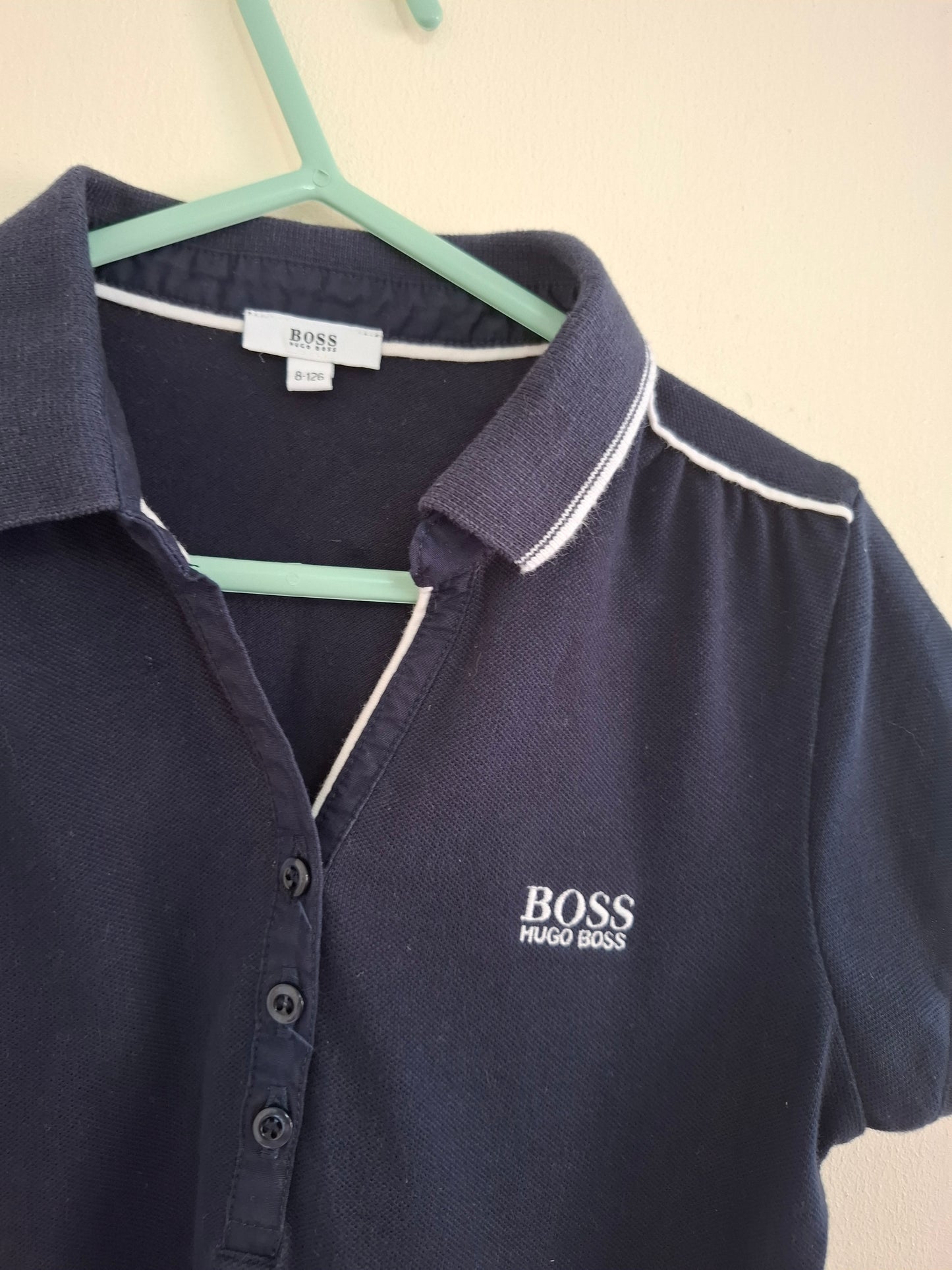8y: Hugo Boss V-neck Polo