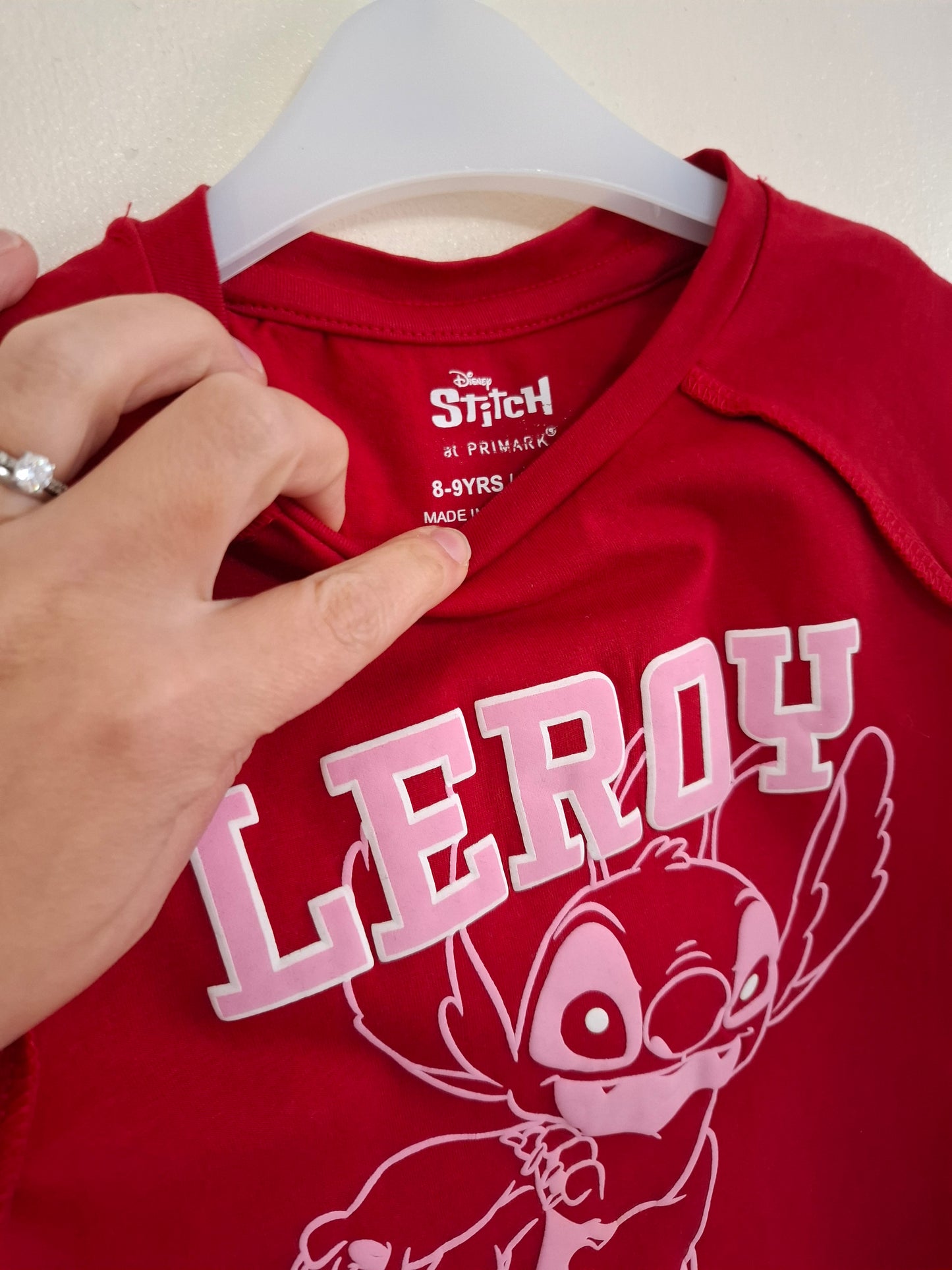 8-9y: Cotton Stitch T-shirt