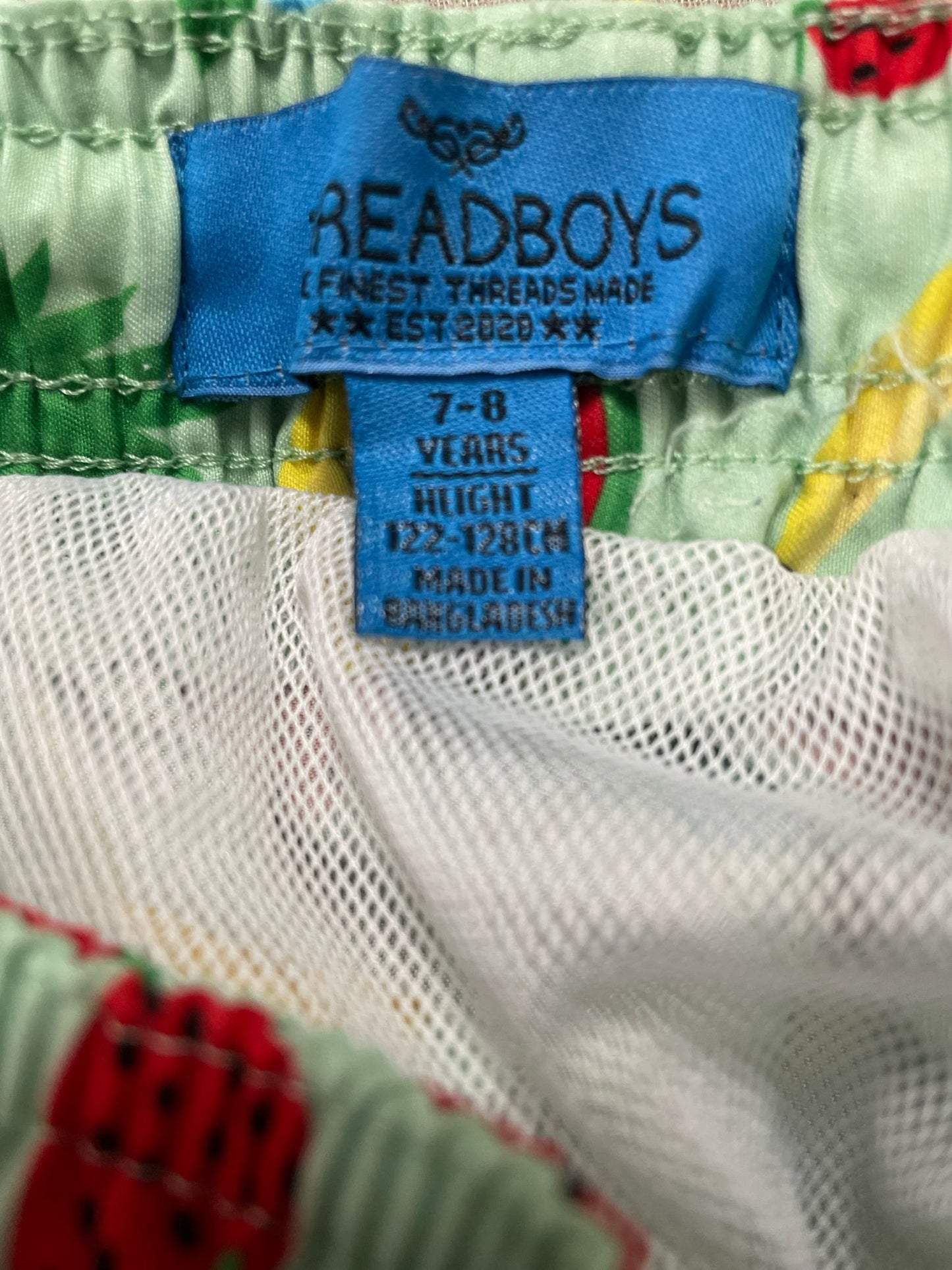 7-8y: Threadboys Fruit Cocktail Swimshorts