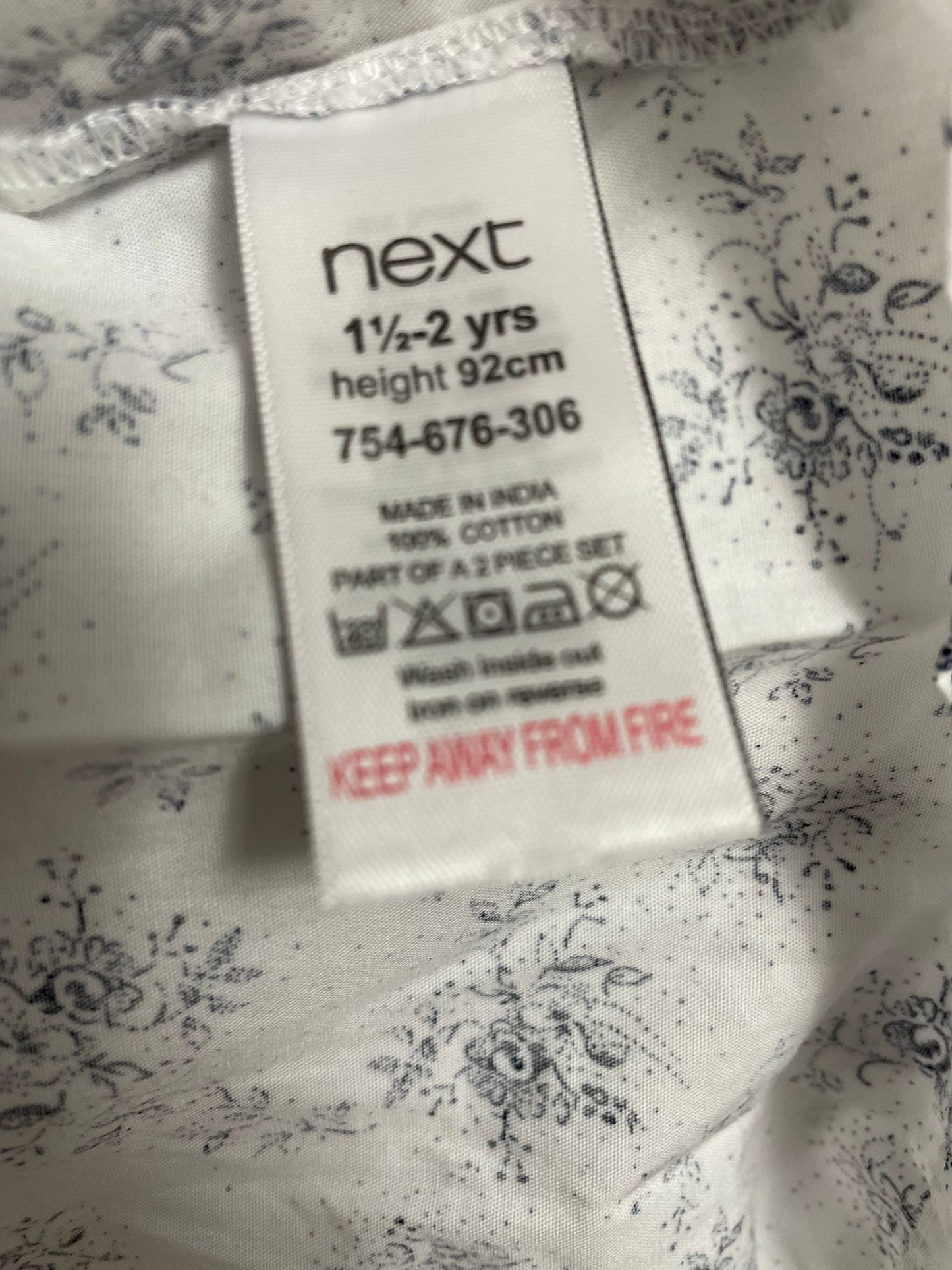 18-24m: Next Embroidered Smock Dress