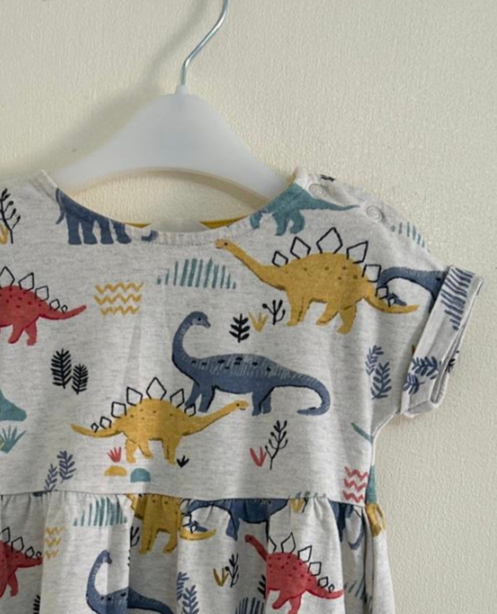 12-18m: John Lewis Dino Dress