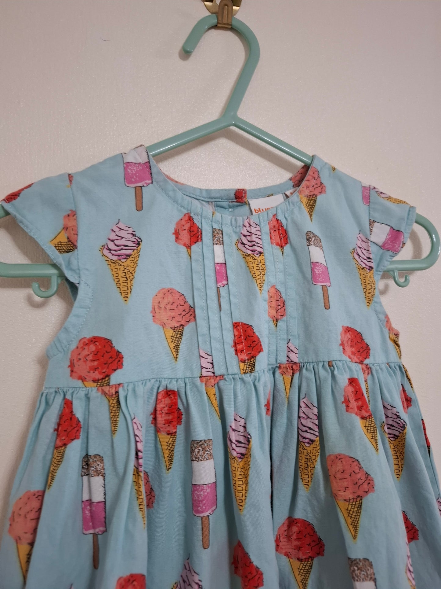 9-12m: Ice Cream Cotton Dress