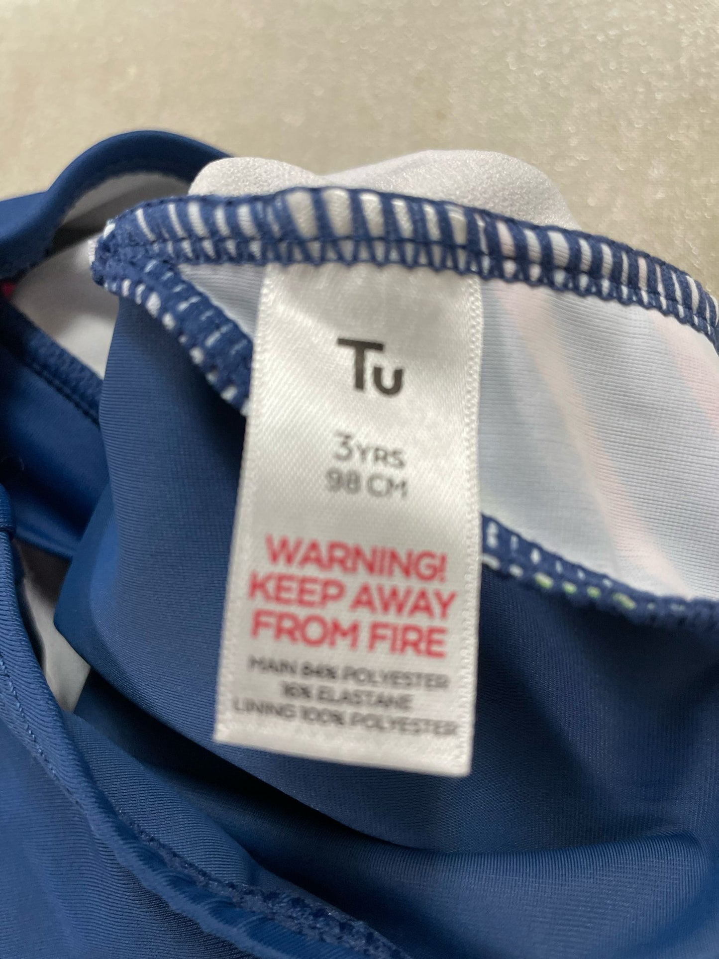 3y: Long Sleeved Swimsuit