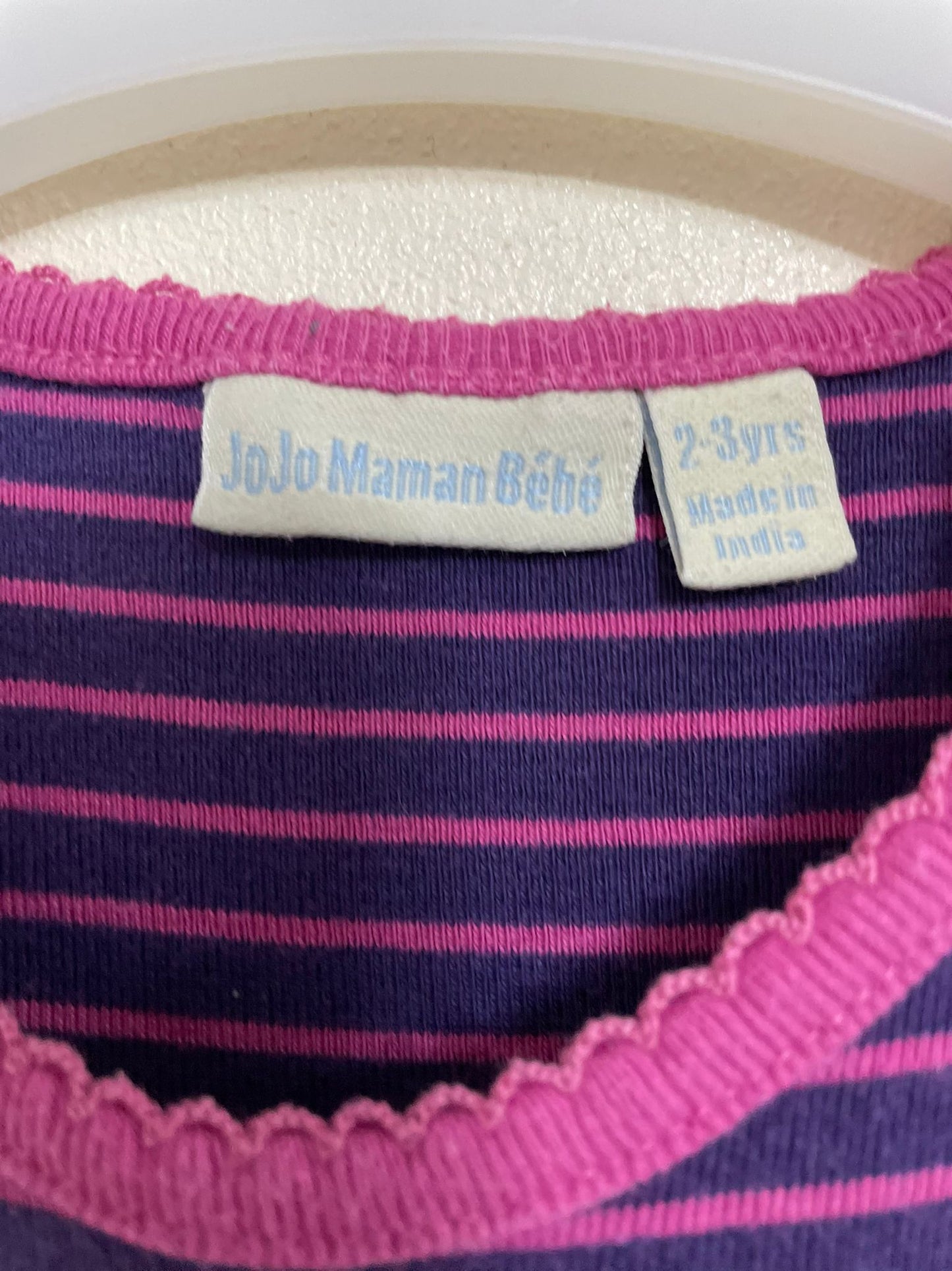 2-3y: Jojo Stripy Cotton Dress