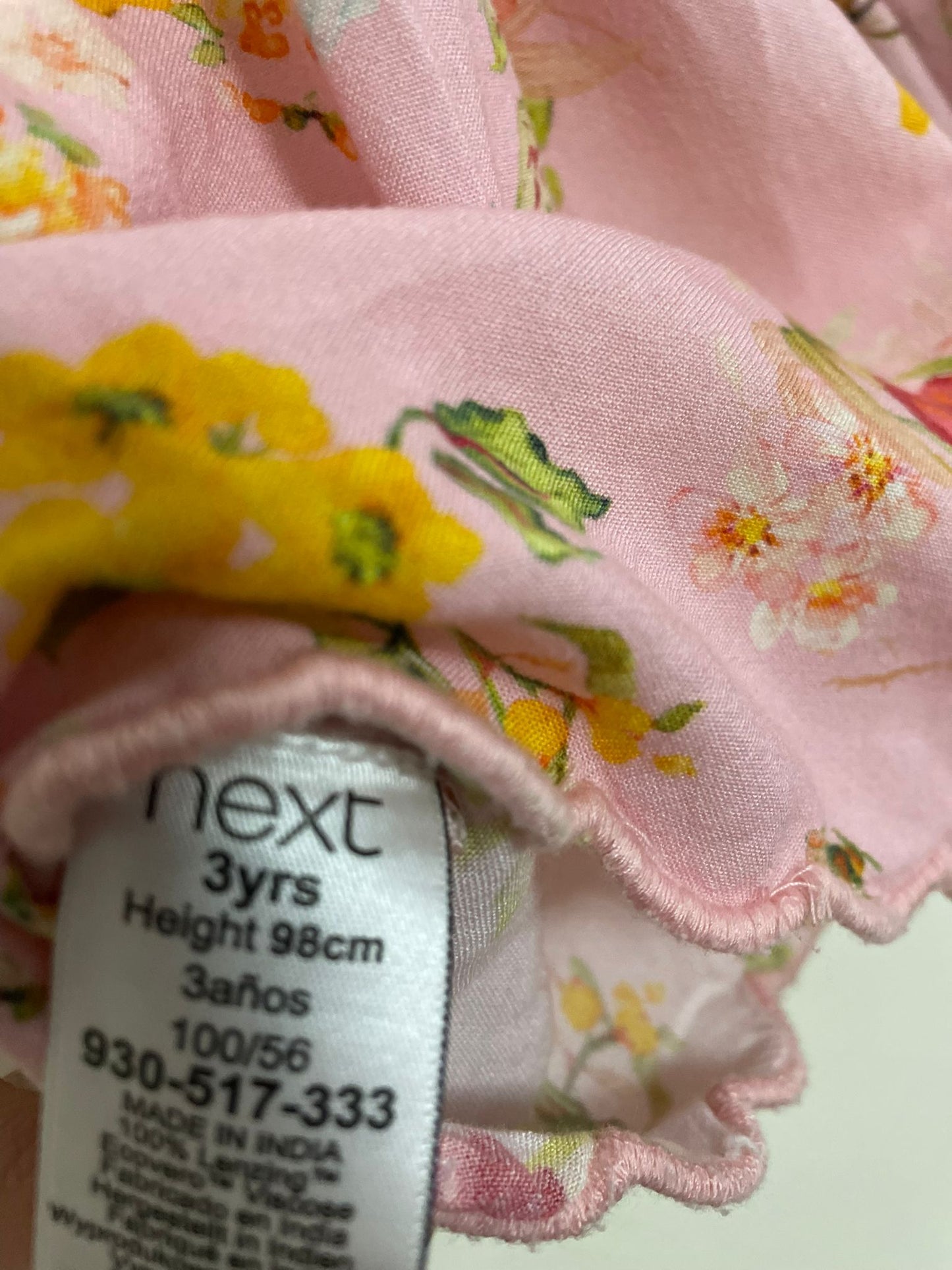 3y: Next Viscose Floral Dress