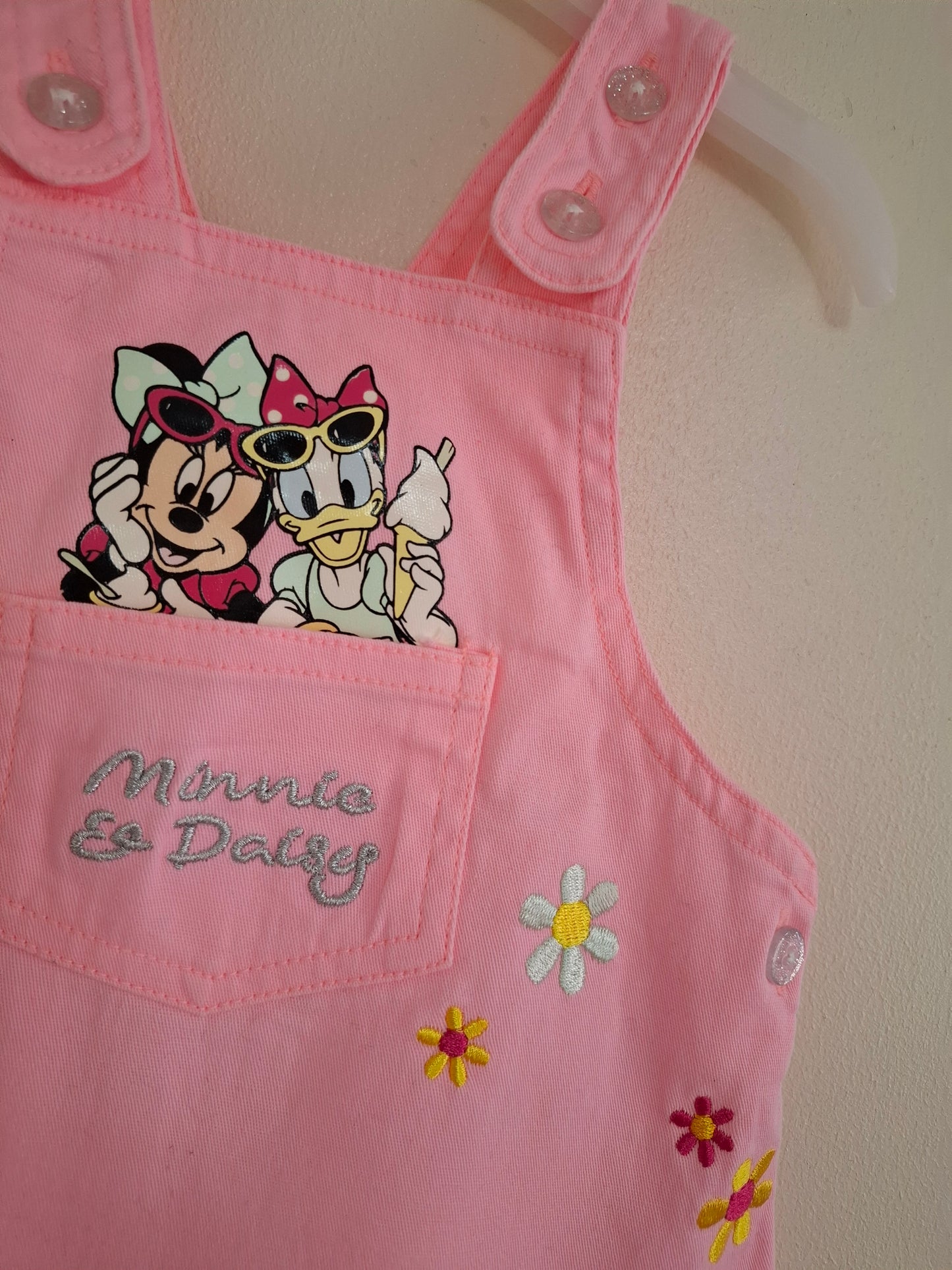 0-3m: Minnie and Daisy Soft Denim Dress
