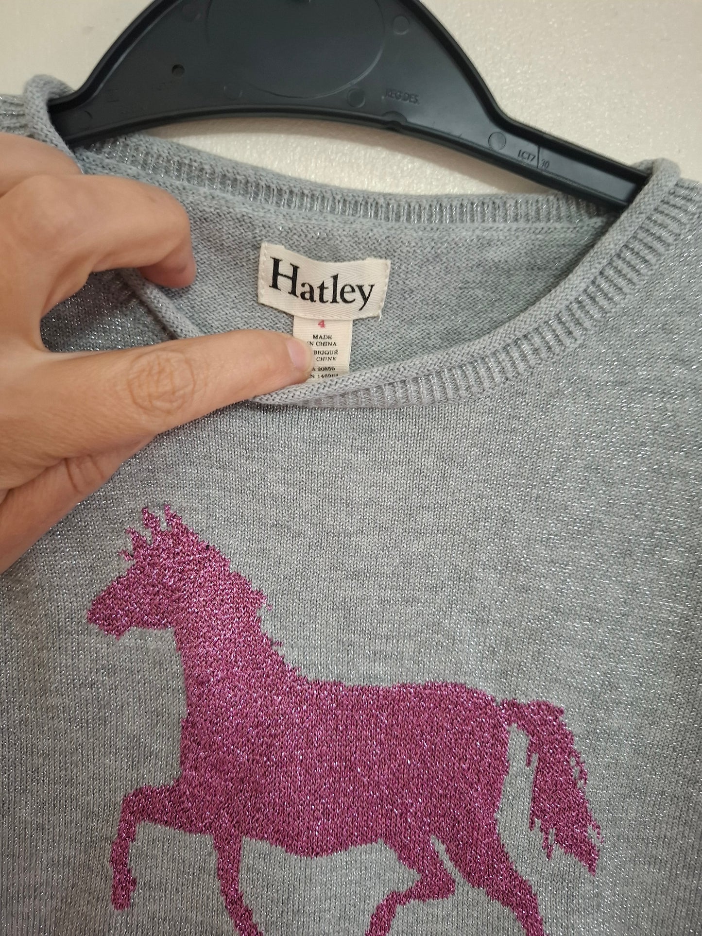 4y: Hatley Sparkly Knitted Dress
