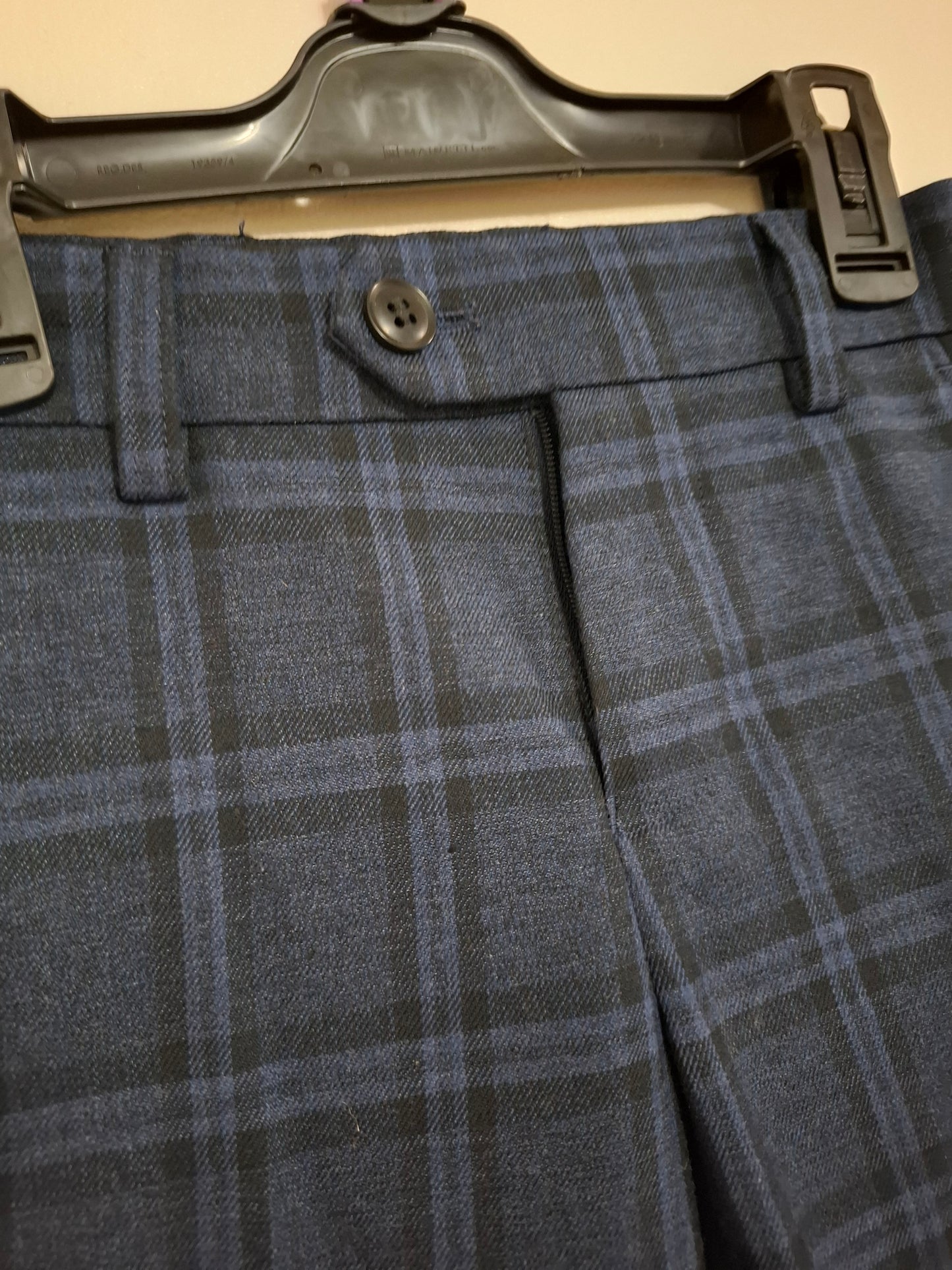 5y: Next Blue Check 3 Piece Set (trousers are 4y)