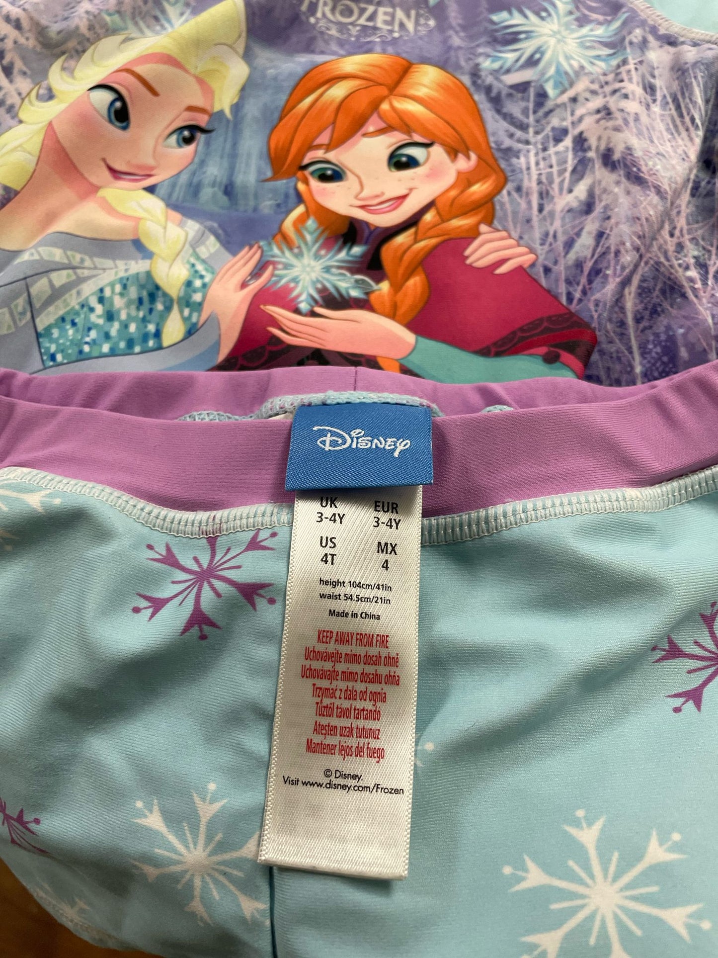 3-4y: Disney Frozen Tankini