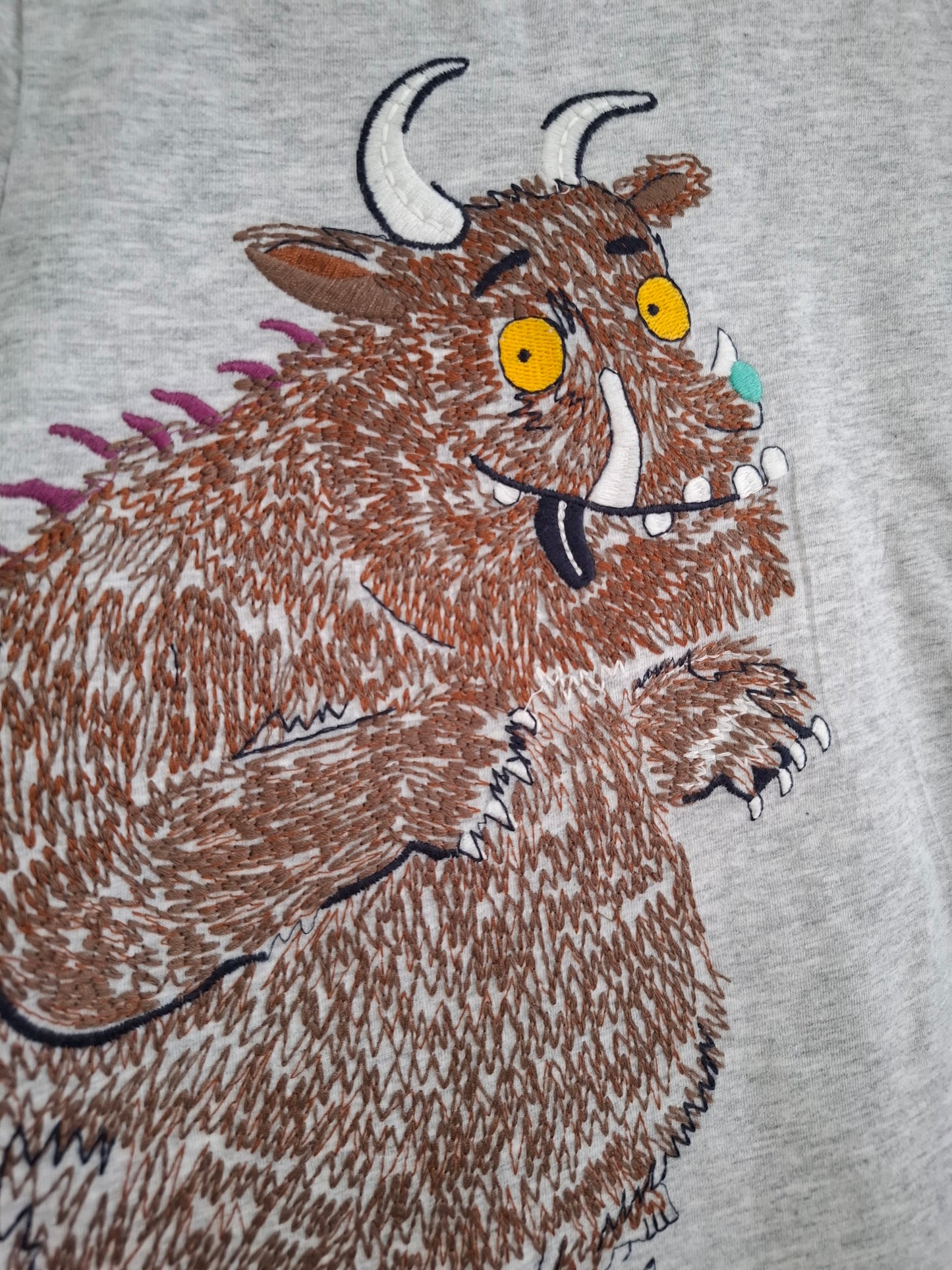 6y: Joules Gruffalo Embroidered T-shirt (see back)