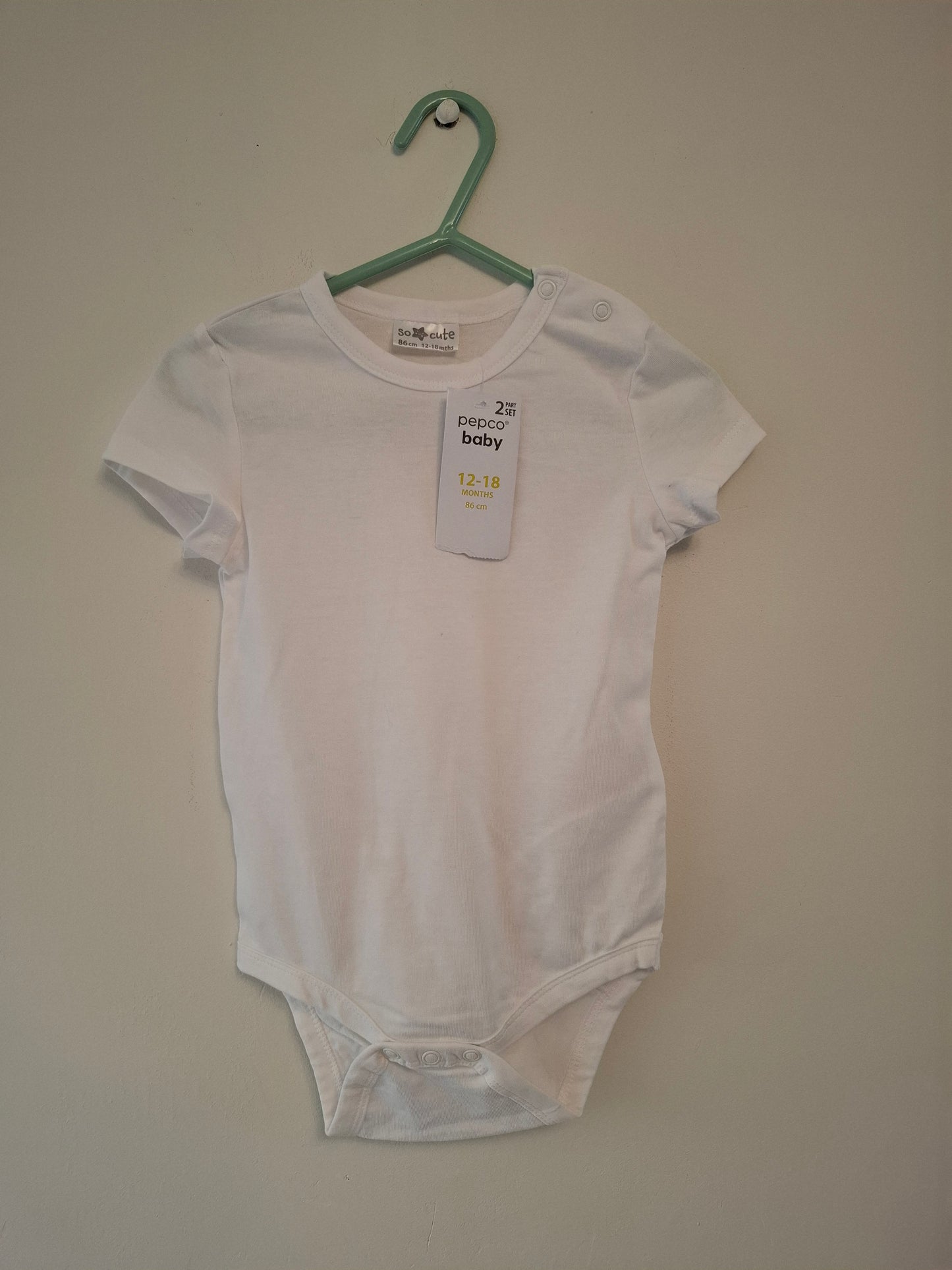 12-18m: BNWT Fabric Dungaree Set