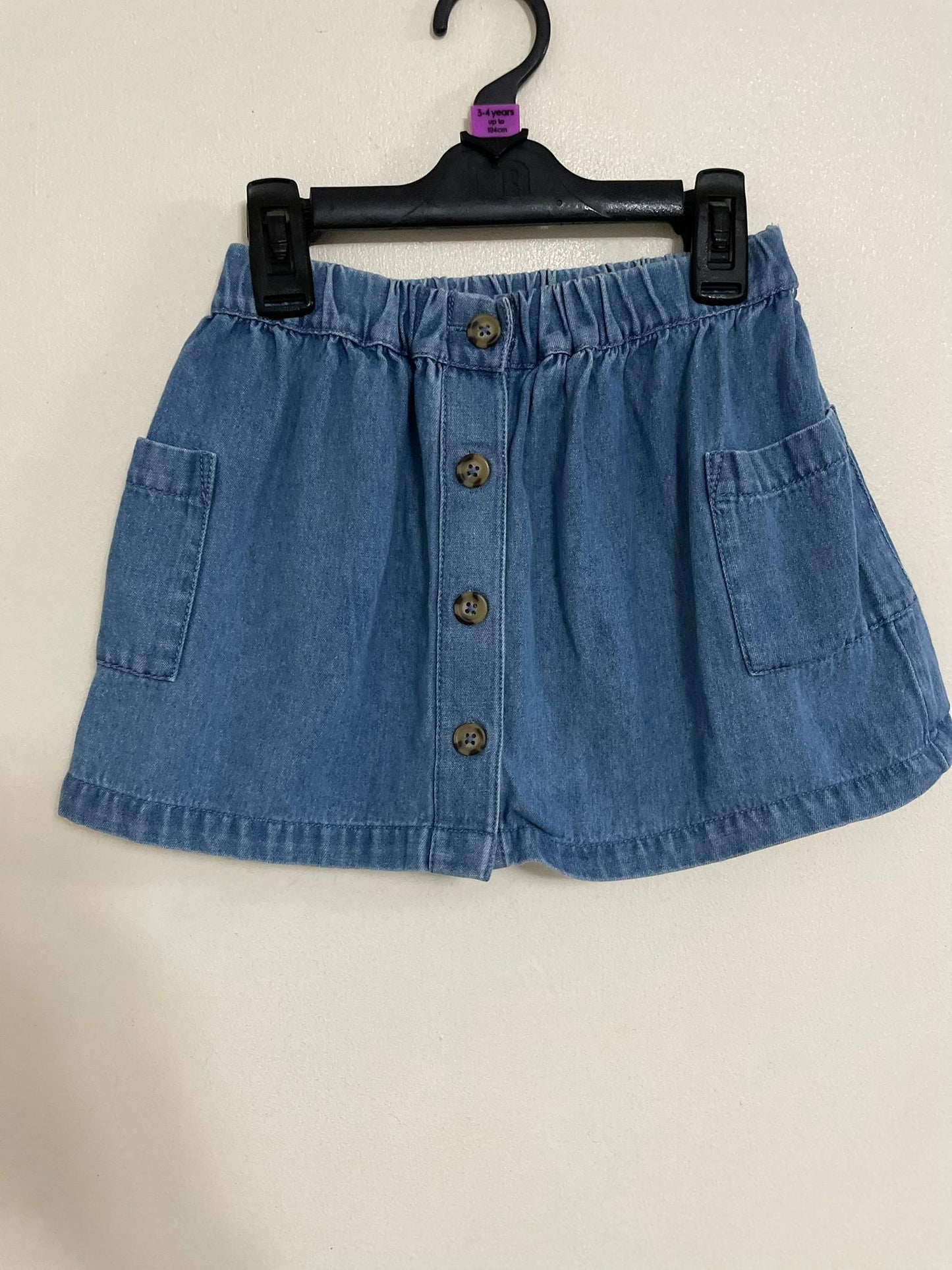 2-3: M&S Soft Denim Skirt