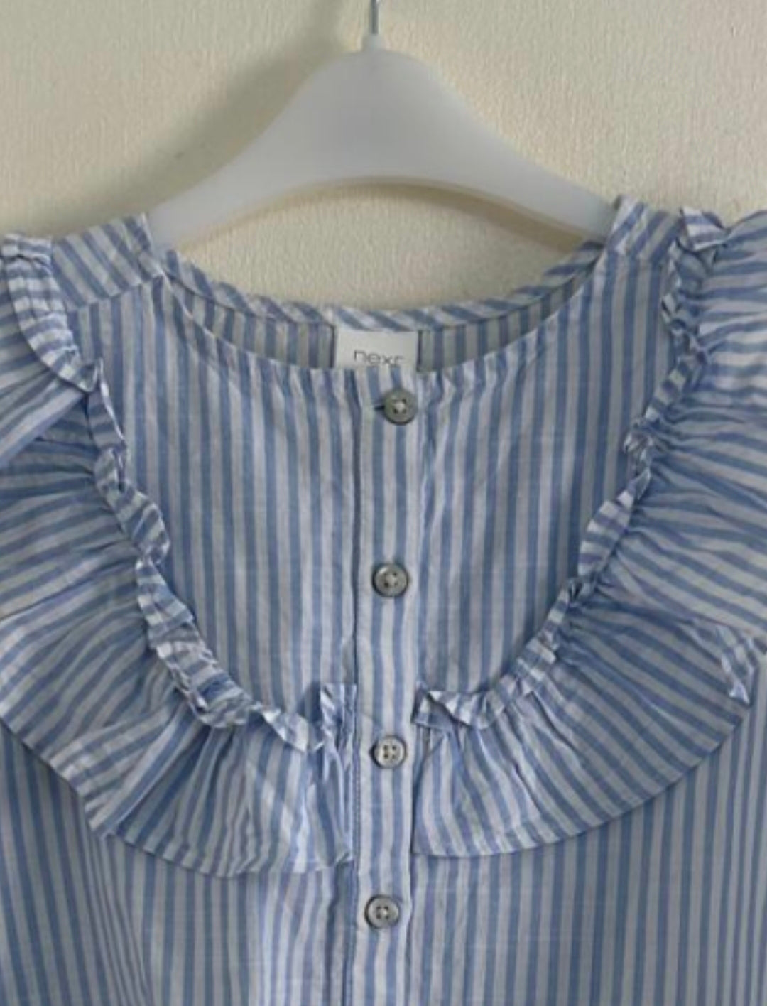 4y: Next Cotton Tie Up Blouse
