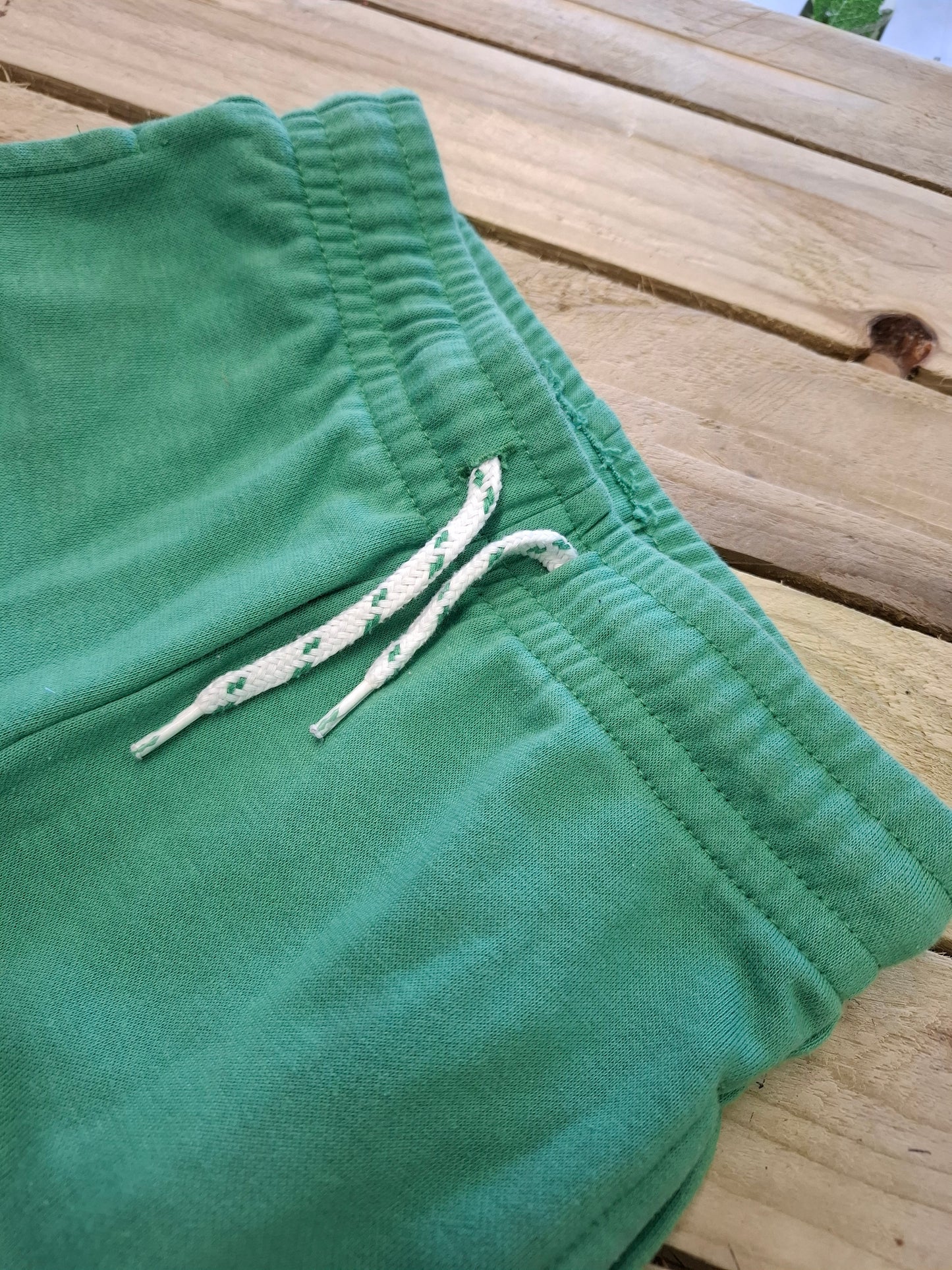 3-4y: Green Jersey Shorts