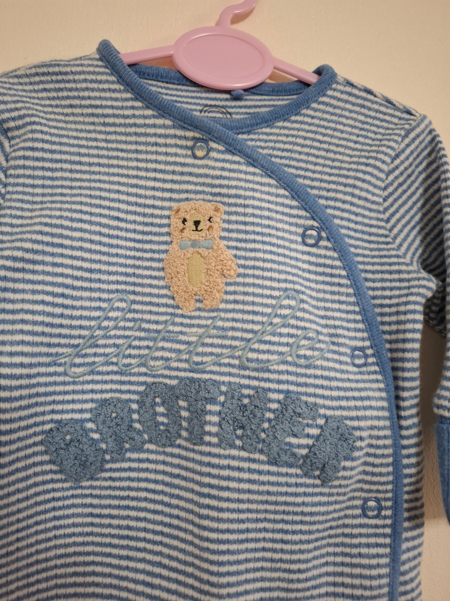 0-3m: Next "Little Brother" Sleepsuit