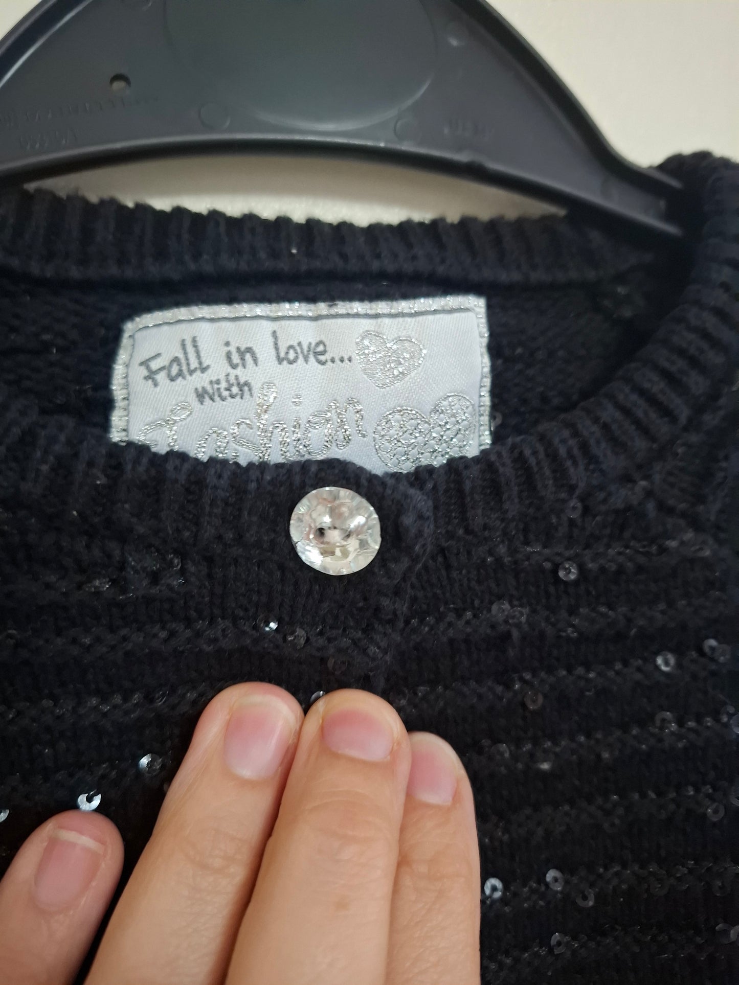 5-6y: Sparkly Knitted Bolero