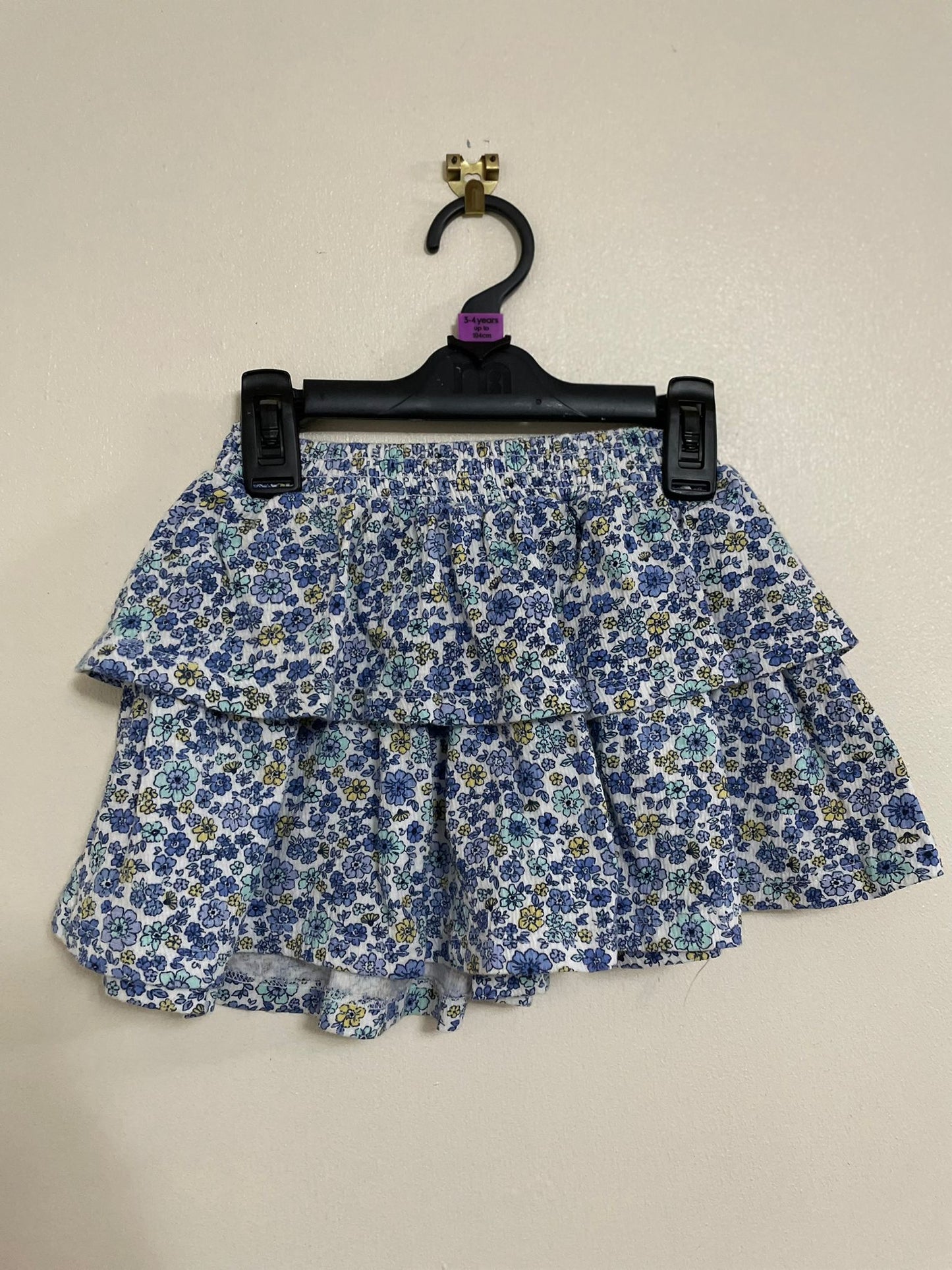 2-3y: Ditsy Layered Rah Rah Skirt