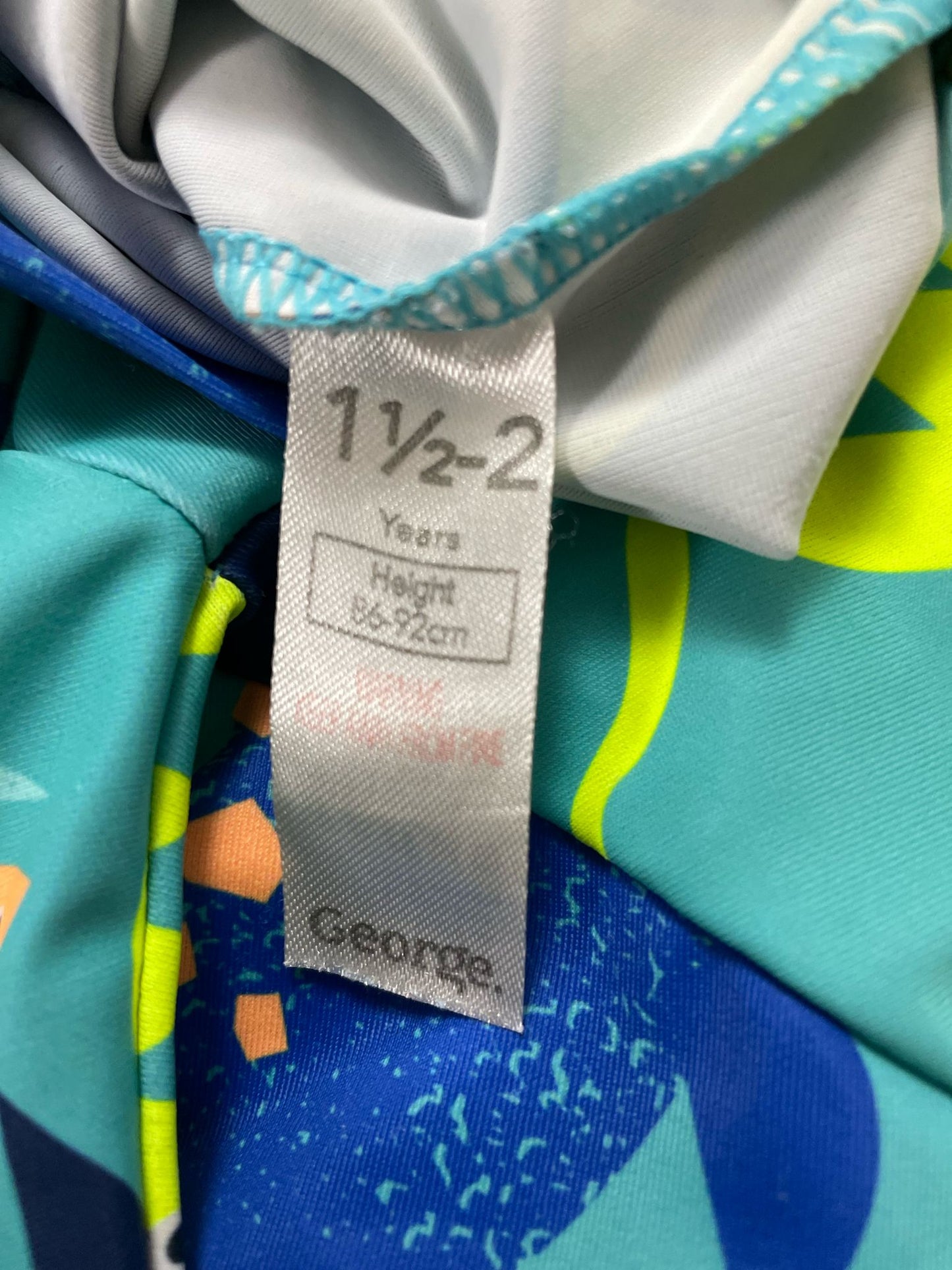 18-24m: Shark All-in-one Swimsuit