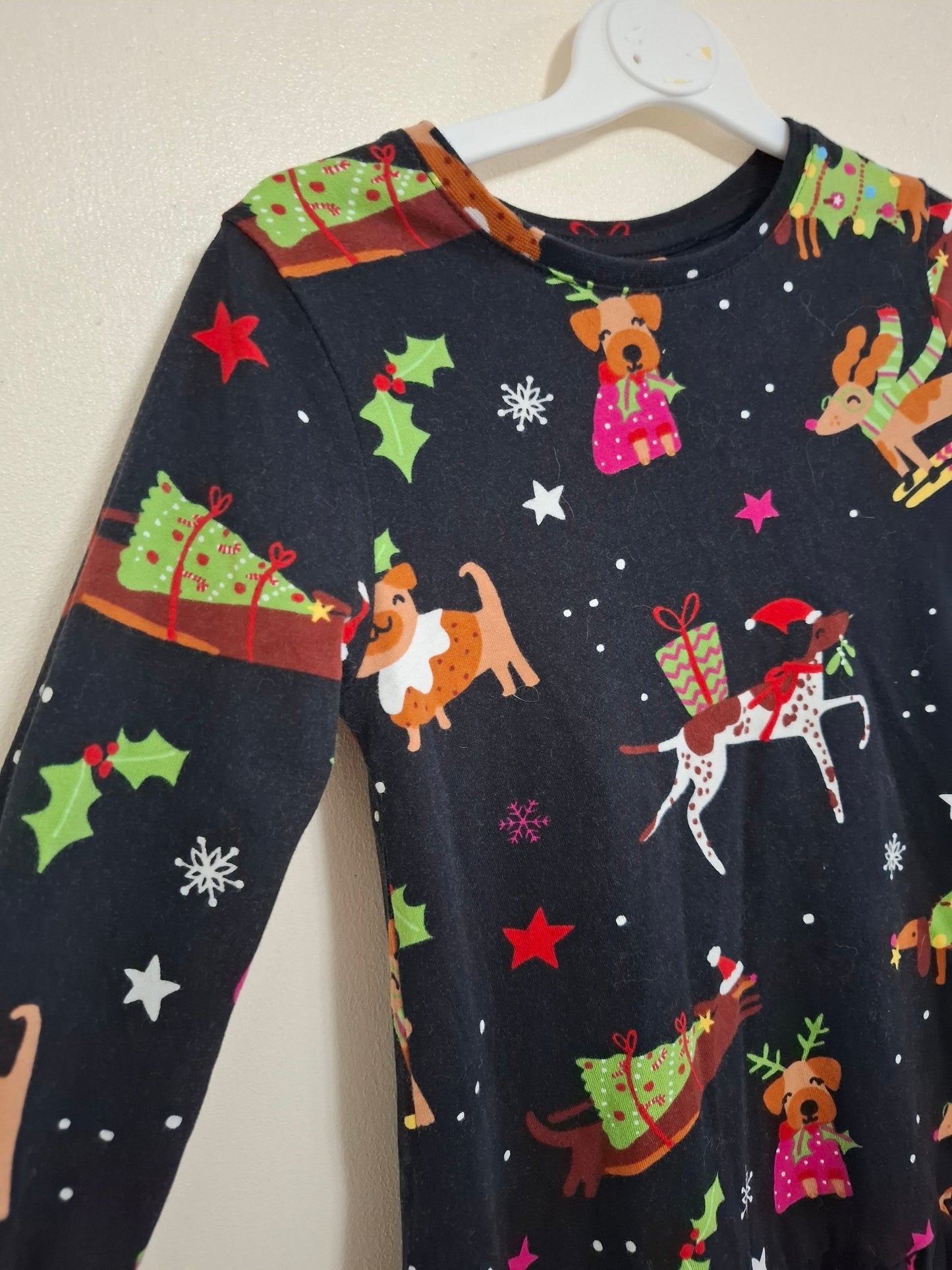 5y: Cotton Christmas Dress