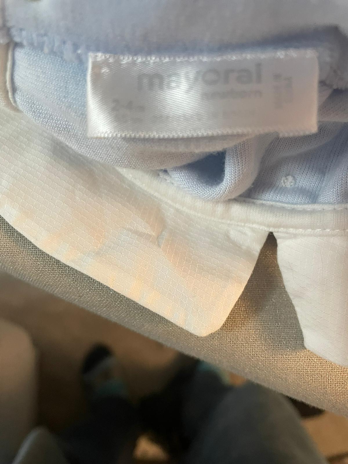 2-4m: Mayoral Velour Embroidered Sleepsuit