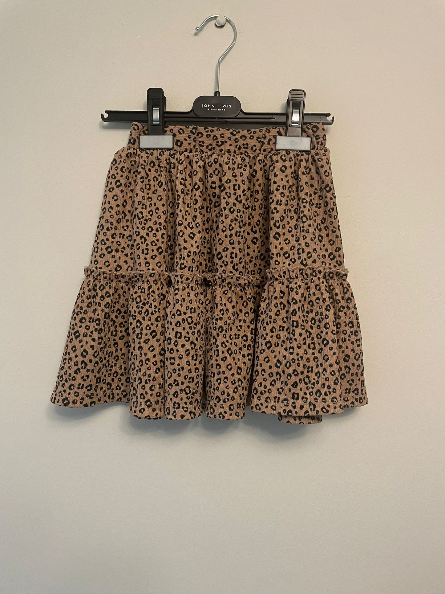 5-6y: Leopard Print Skirt