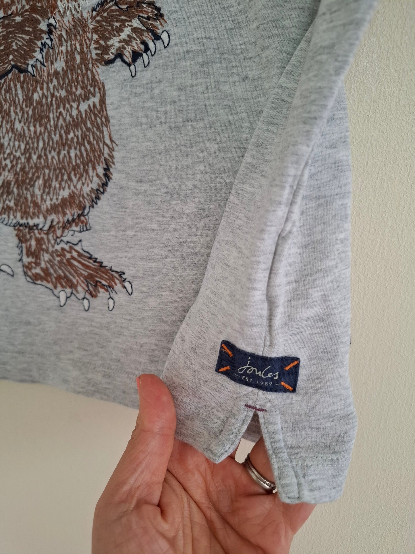 6y: Joules Gruffalo Embroidered T-shirt (see back)